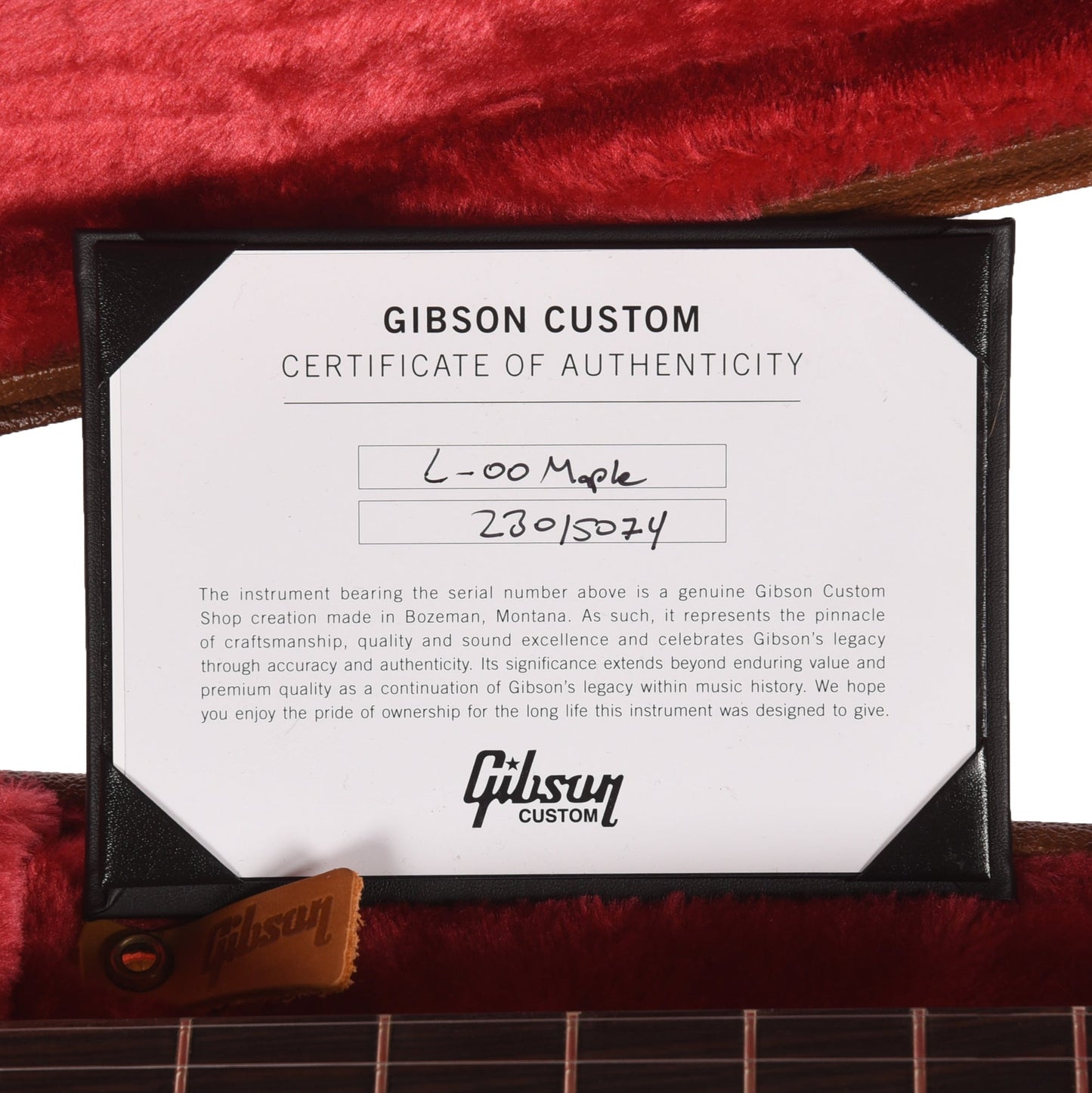 Gibson Custom Shop Limited Run L-00 Sitka/Maple Cherry Gloss