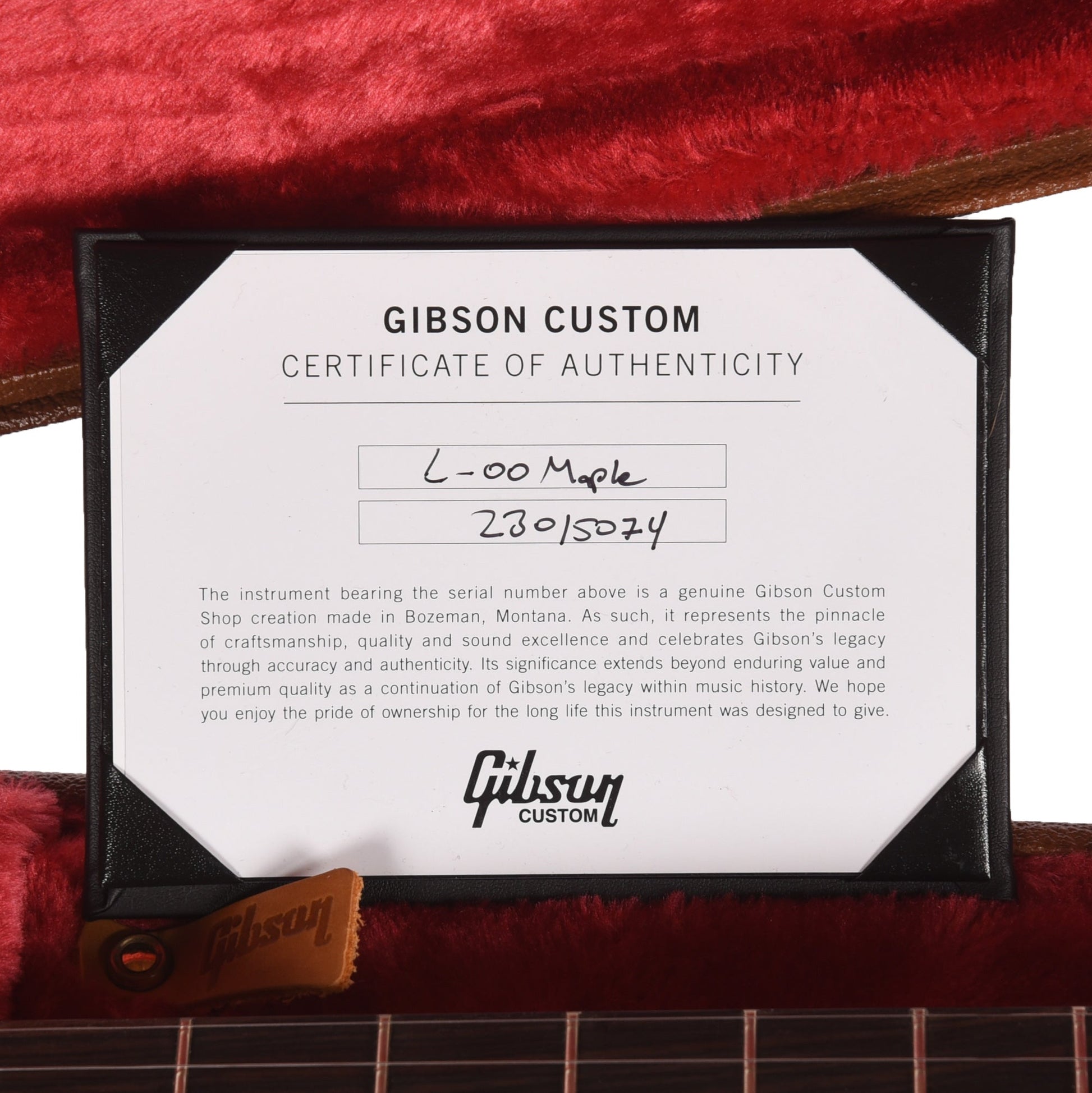 Gibson Custom Shop Limited Run L-00 Sitka/Maple Cherry Gloss