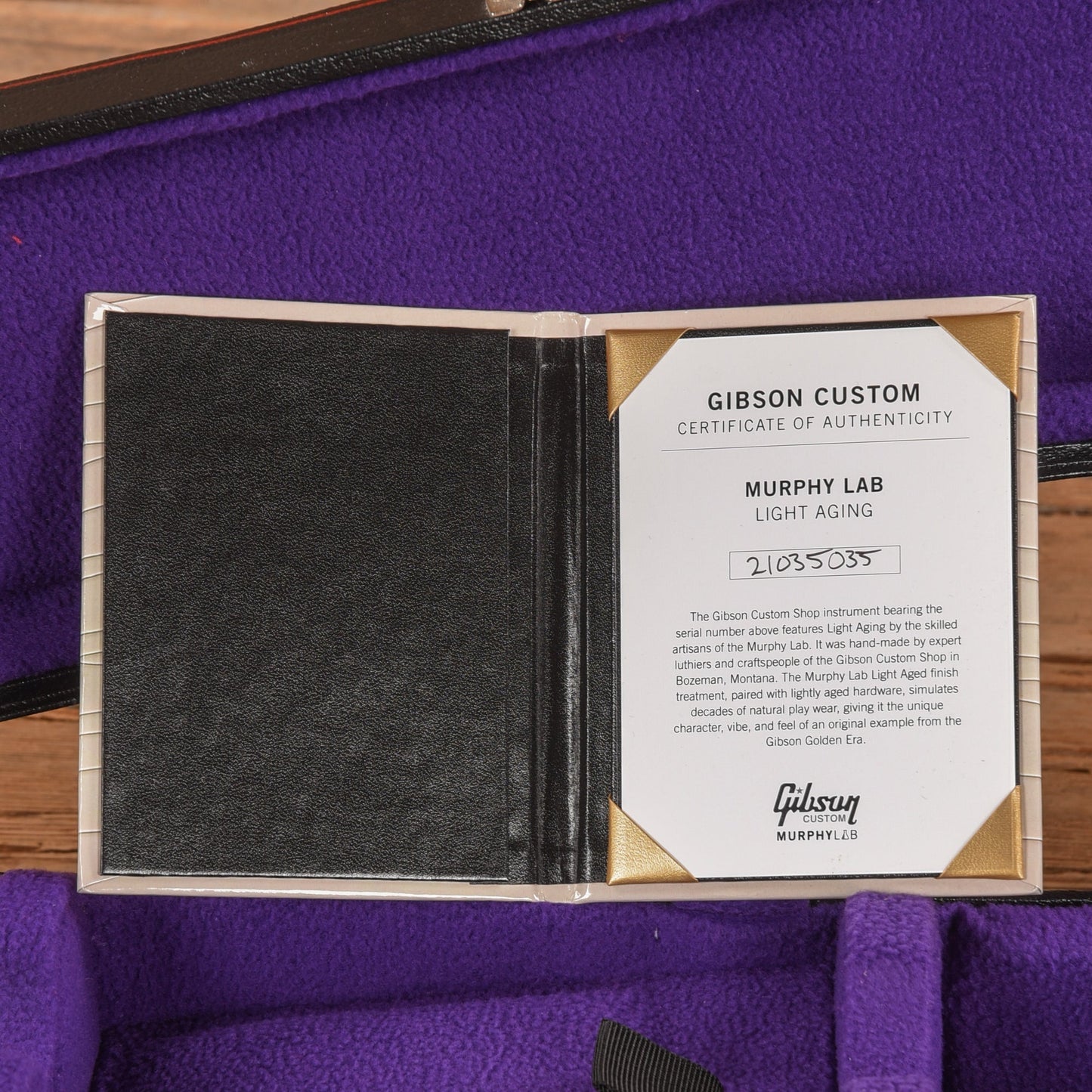 Gibson Custom Murphy Lab 1942 Banner J-45 Light Aged Ebony 2025