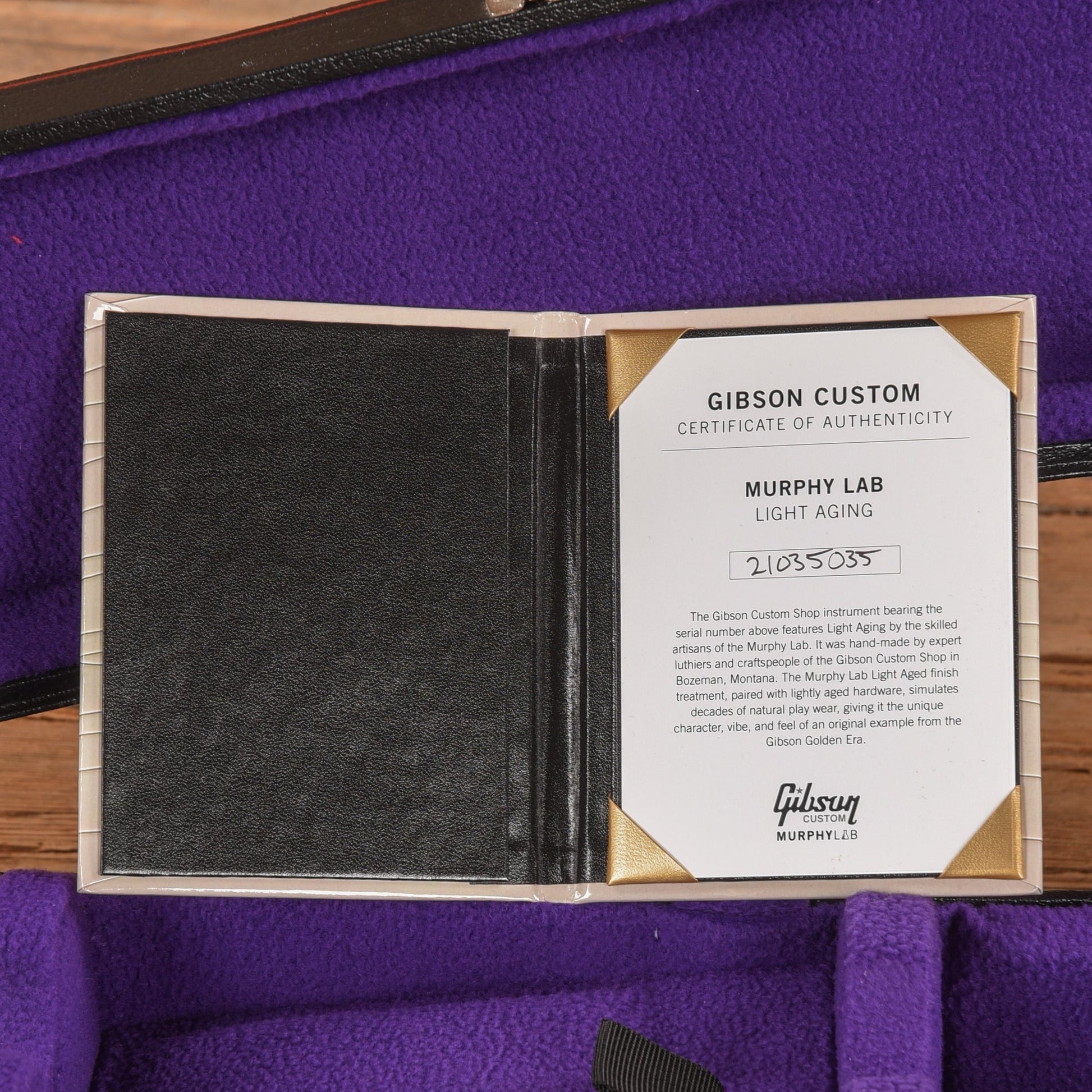 Gibson Custom Murphy Lab 1942 Banner J-45 Light Aged Ebony 2025