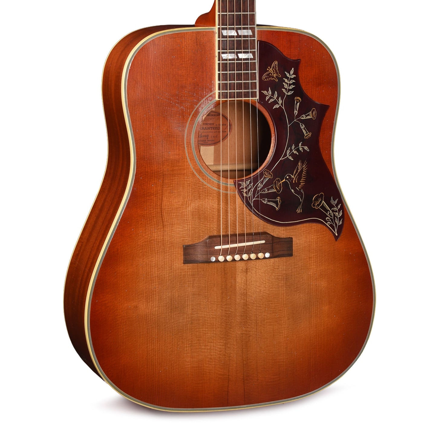 Gibson Custom Shop Historic Reissue 1960 Hummingbird Heritage Cherry Sunburst Murphy Lab Light Aged