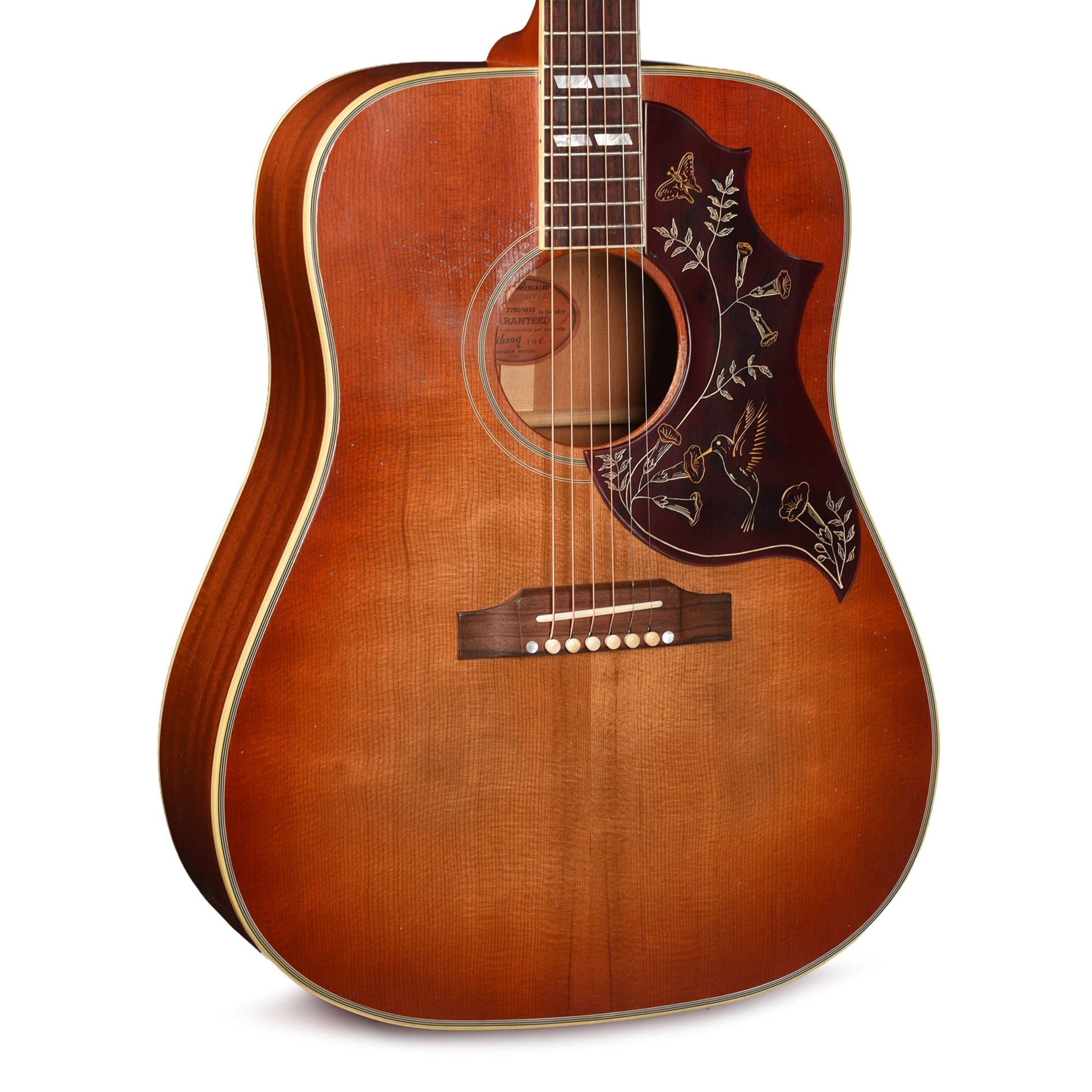 Gibson Custom Shop Historic Reissue 1960 Hummingbird Heritage Cherry Sunburst Murphy Lab Light Aged
