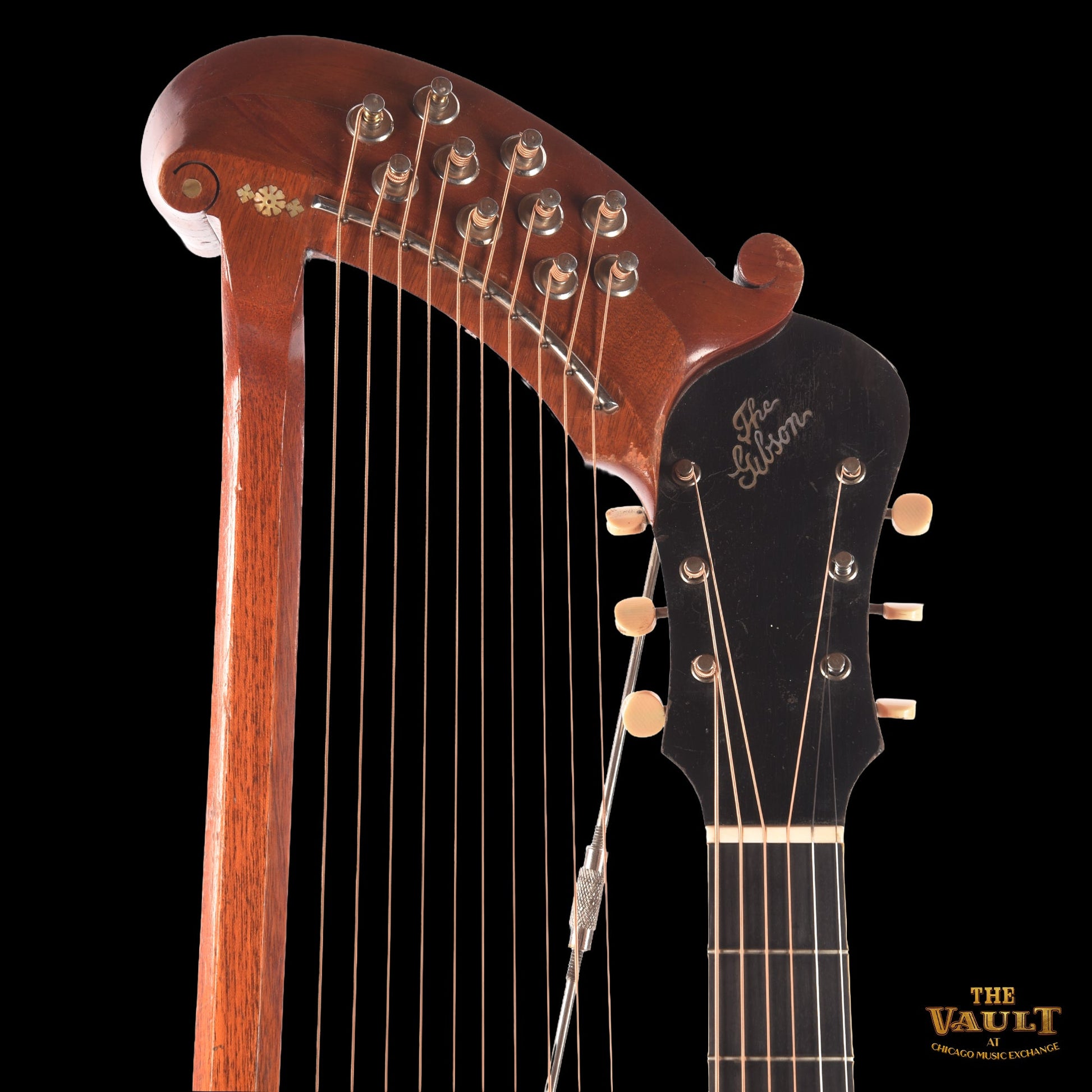 Gibson Style U Harp Guitar Sunburst 1917
