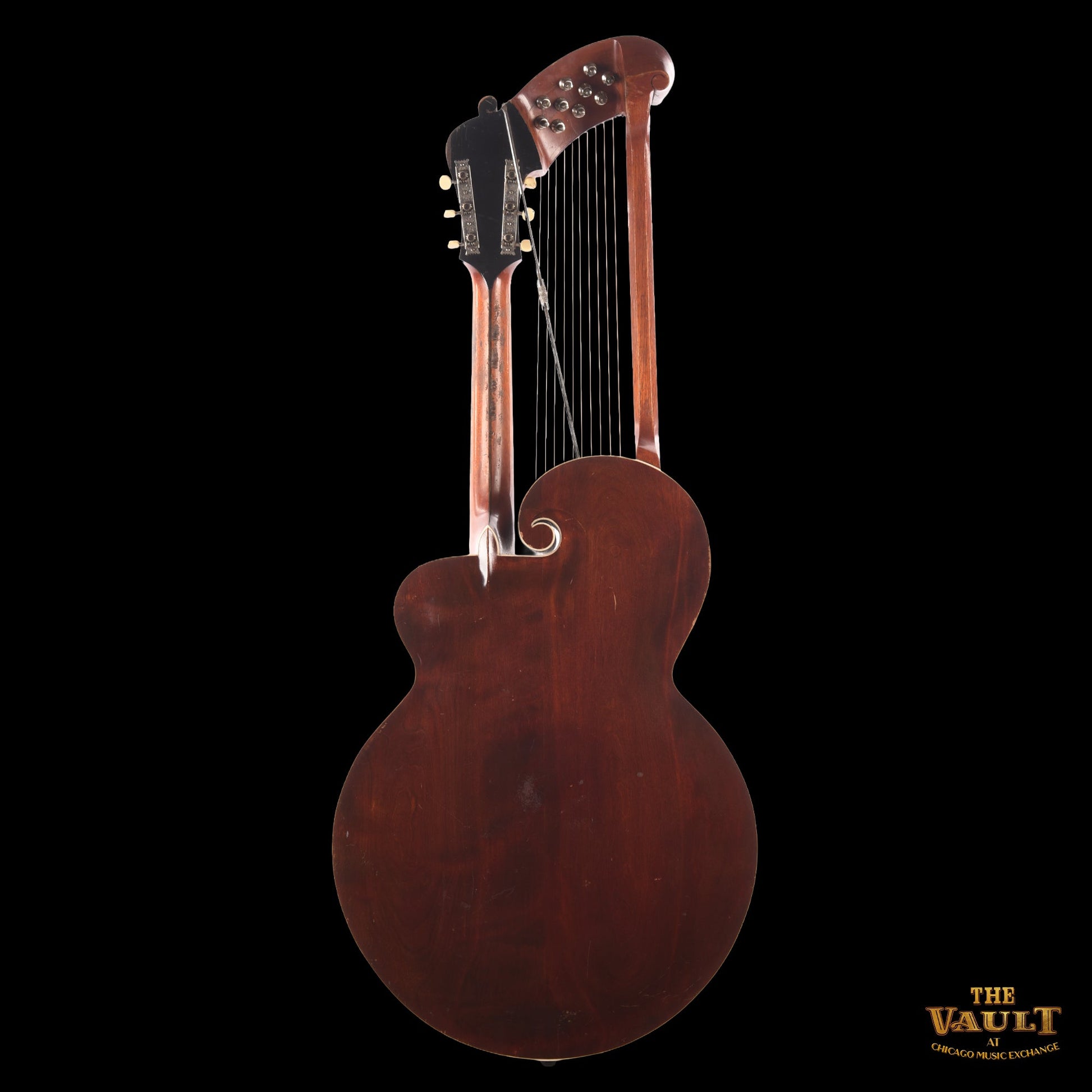 Gibson Style U Harp Guitar Sunburst 1917