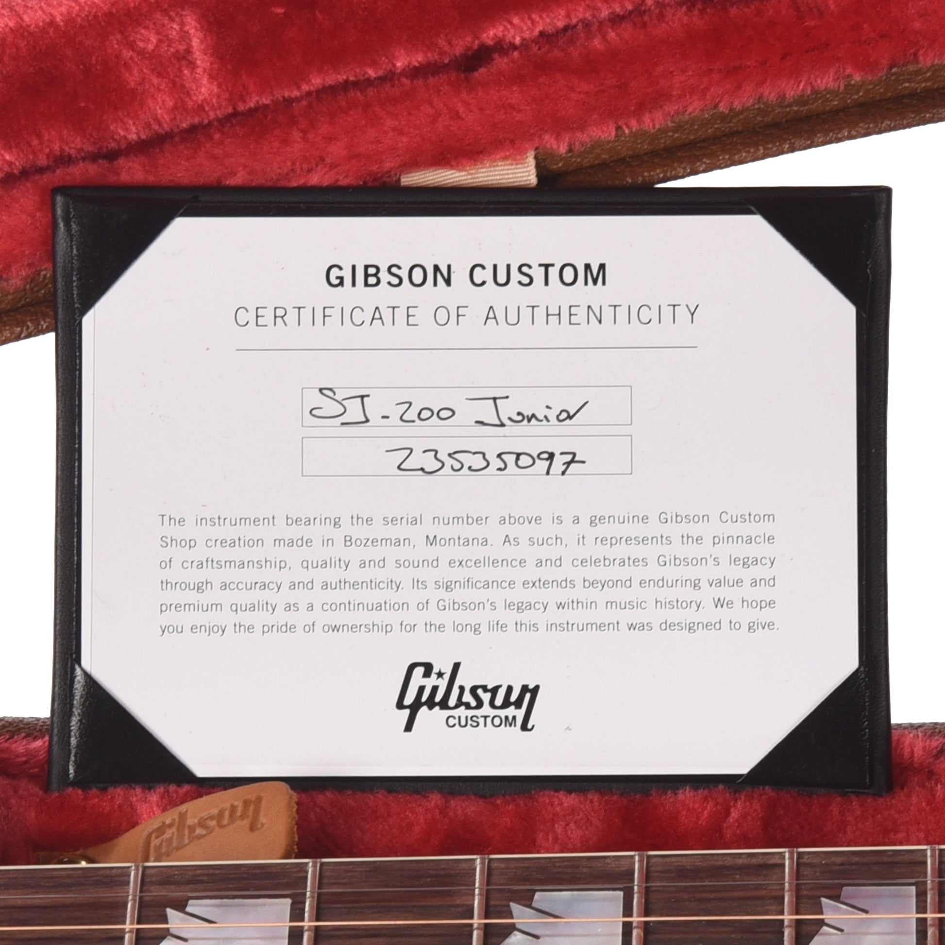 Gibson Custom Shop Limited Run J-200 Junior Sitka/Maple Vintage Sunburst Gloss