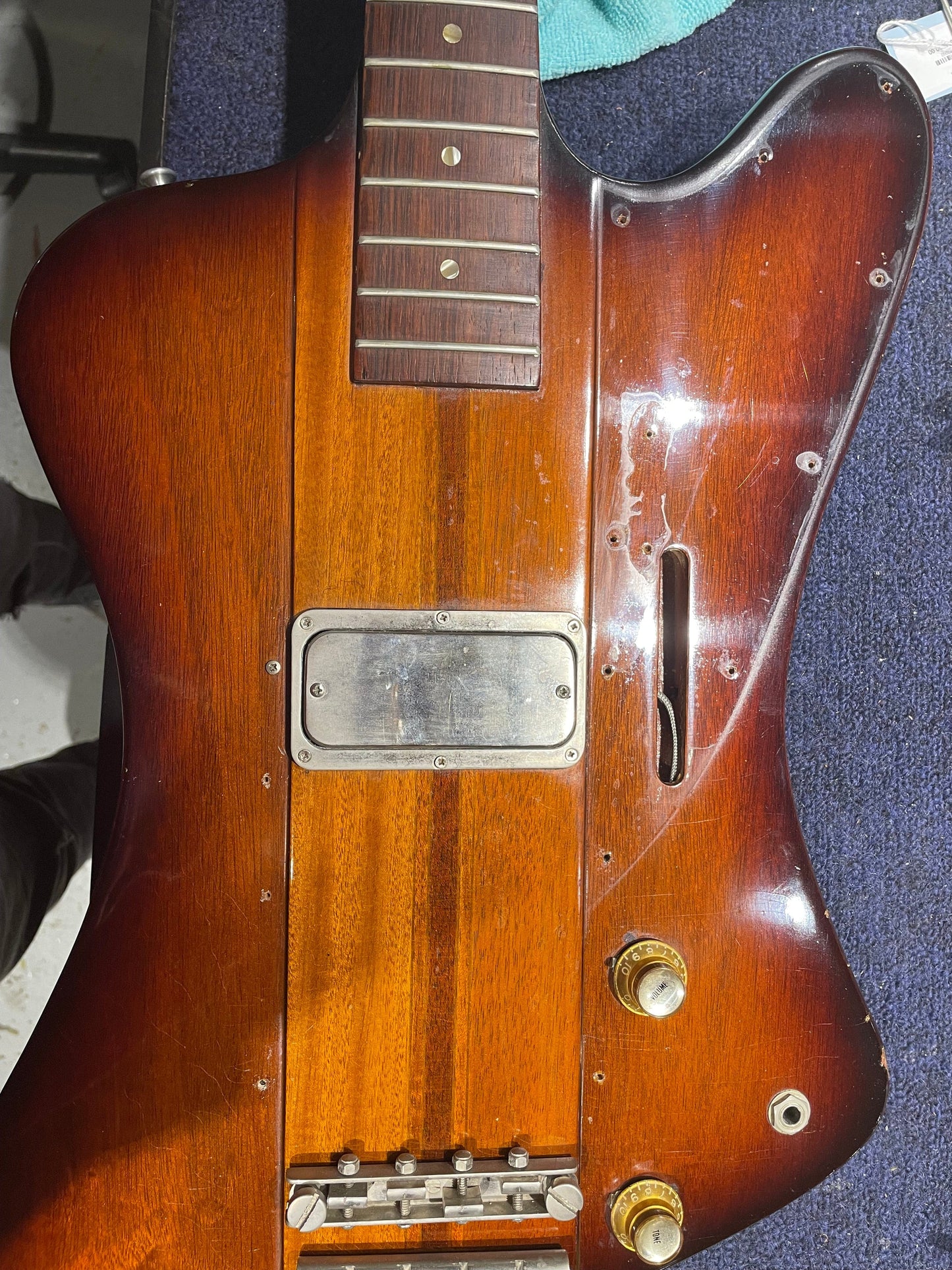 Gibson Thunderbird II (Previously Owned by Johnny Winter) Sunburst 1965