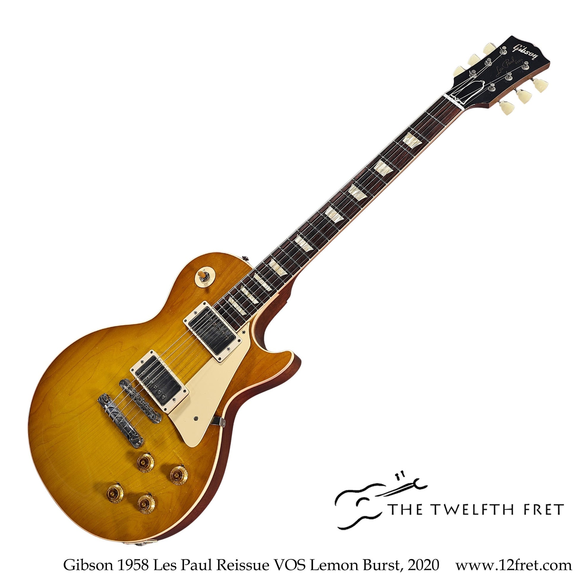 Gibson 1958 Les Paul Reissue VOS Lemon Burst, 2020  [USED]