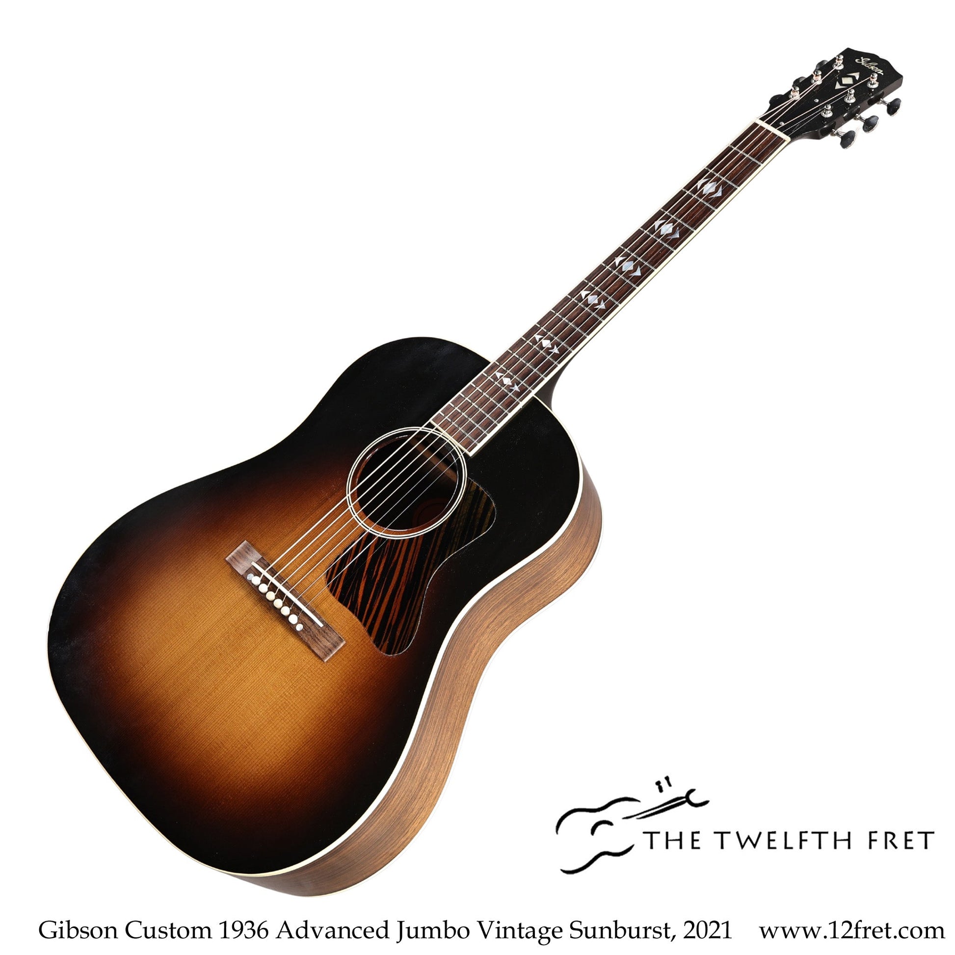 Gibson Custom 1936 Advanced Jumbo Vintage Sunburst, 2021  [USED]