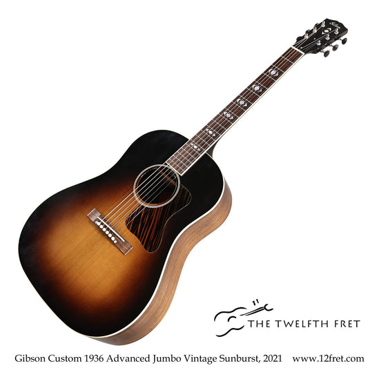 Gibson Custom 1936 Advanced Jumbo Vintage Sunburst, 2021  [USED]