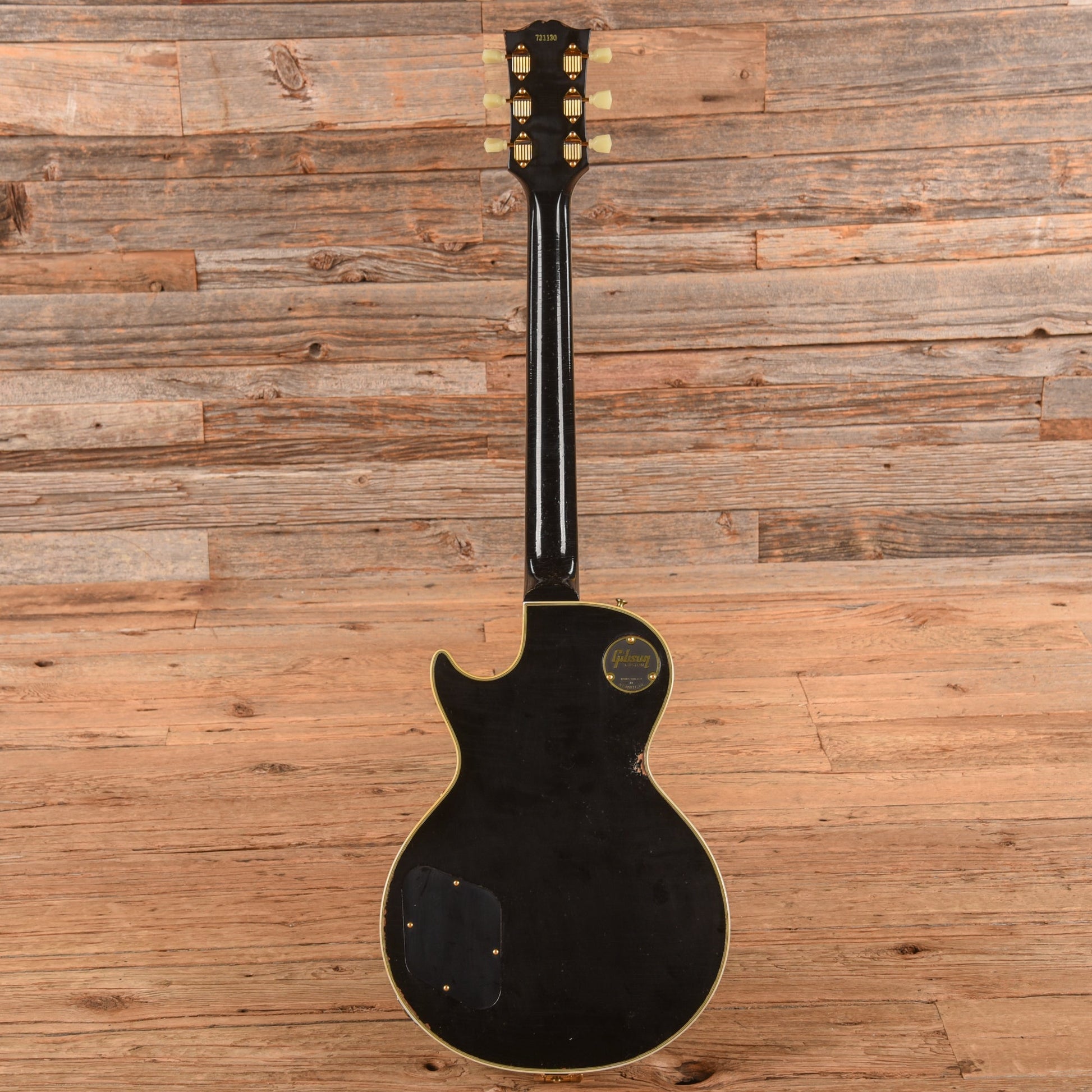 Gibson Custom 1957 Les Paul Custom 3-Pickup Bigsby Murphy Lab Light Aged Ebony 2023