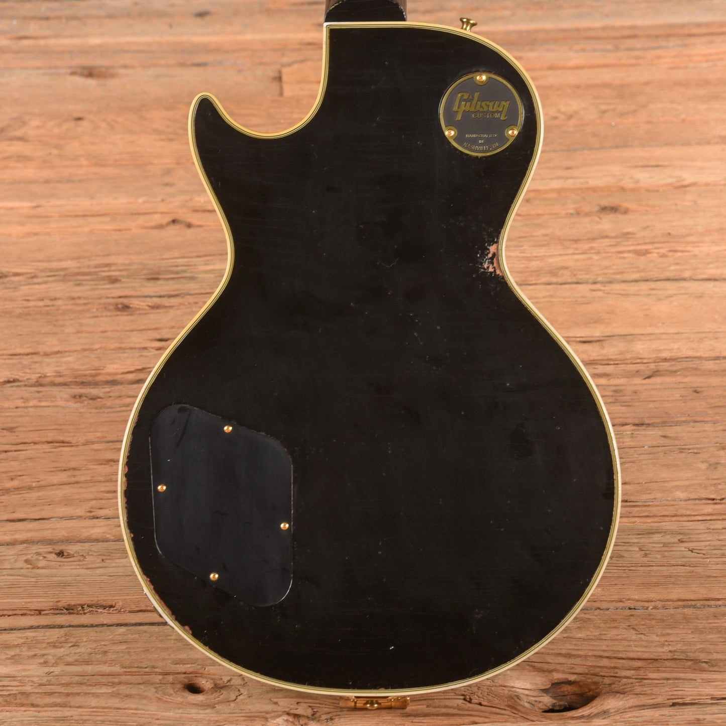 Gibson Custom 1957 Les Paul Custom 3-Pickup Bigsby Murphy Lab Light Aged Ebony 2023