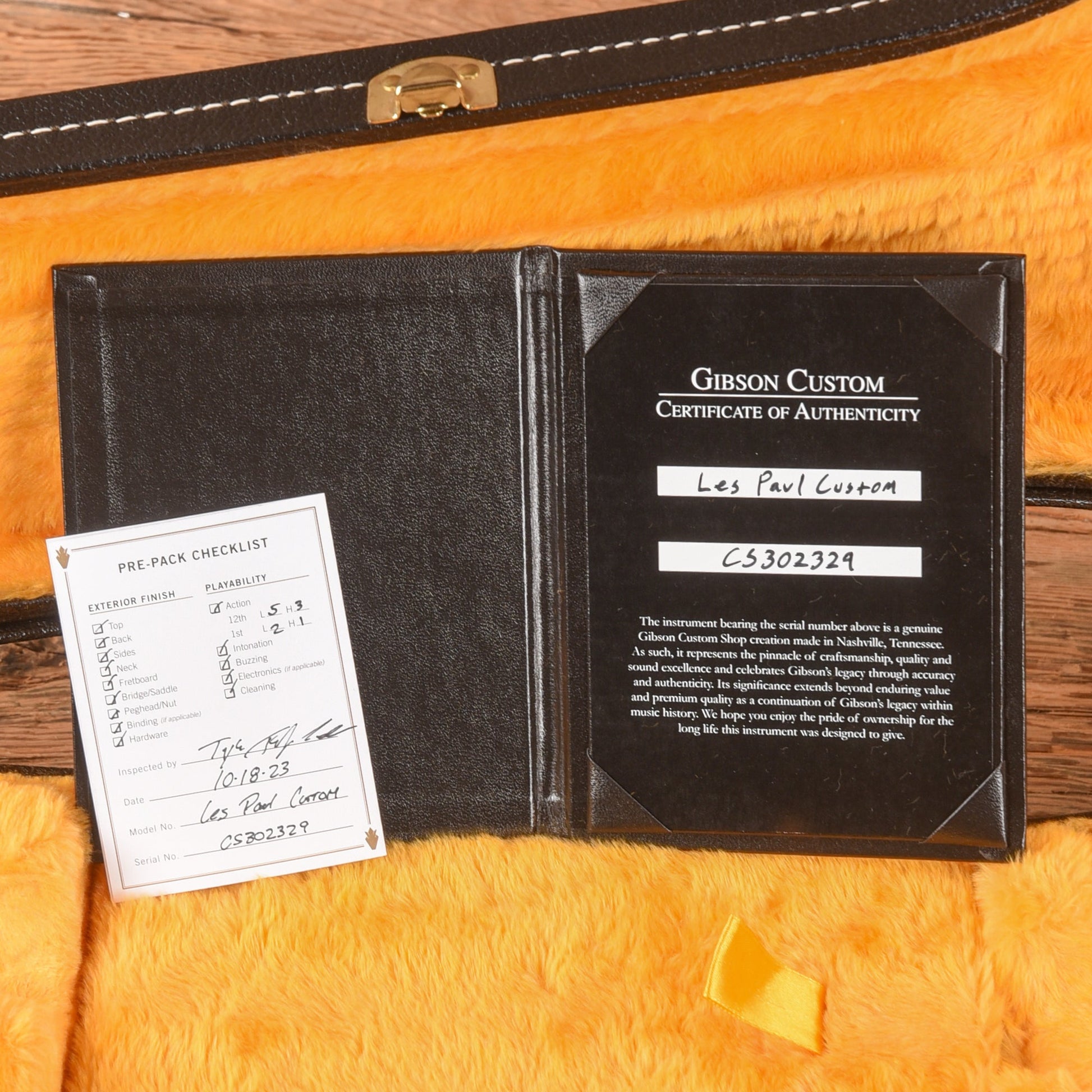 Gibson Custom Les Paul Custom Orange Widow Orange Widow