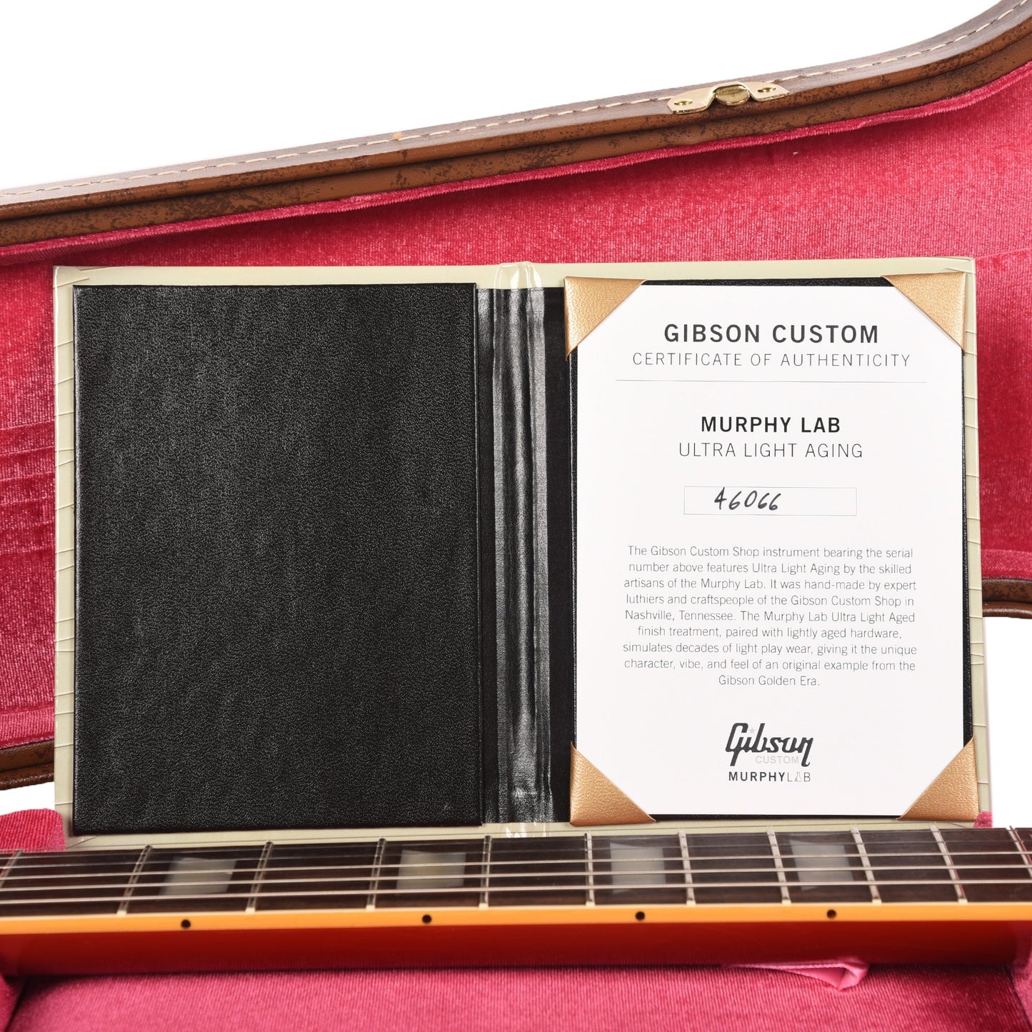 Gibson Custom Shop 1954 Les Paul Antique Cardinal Red Murphy Lab Ultra Light Aged