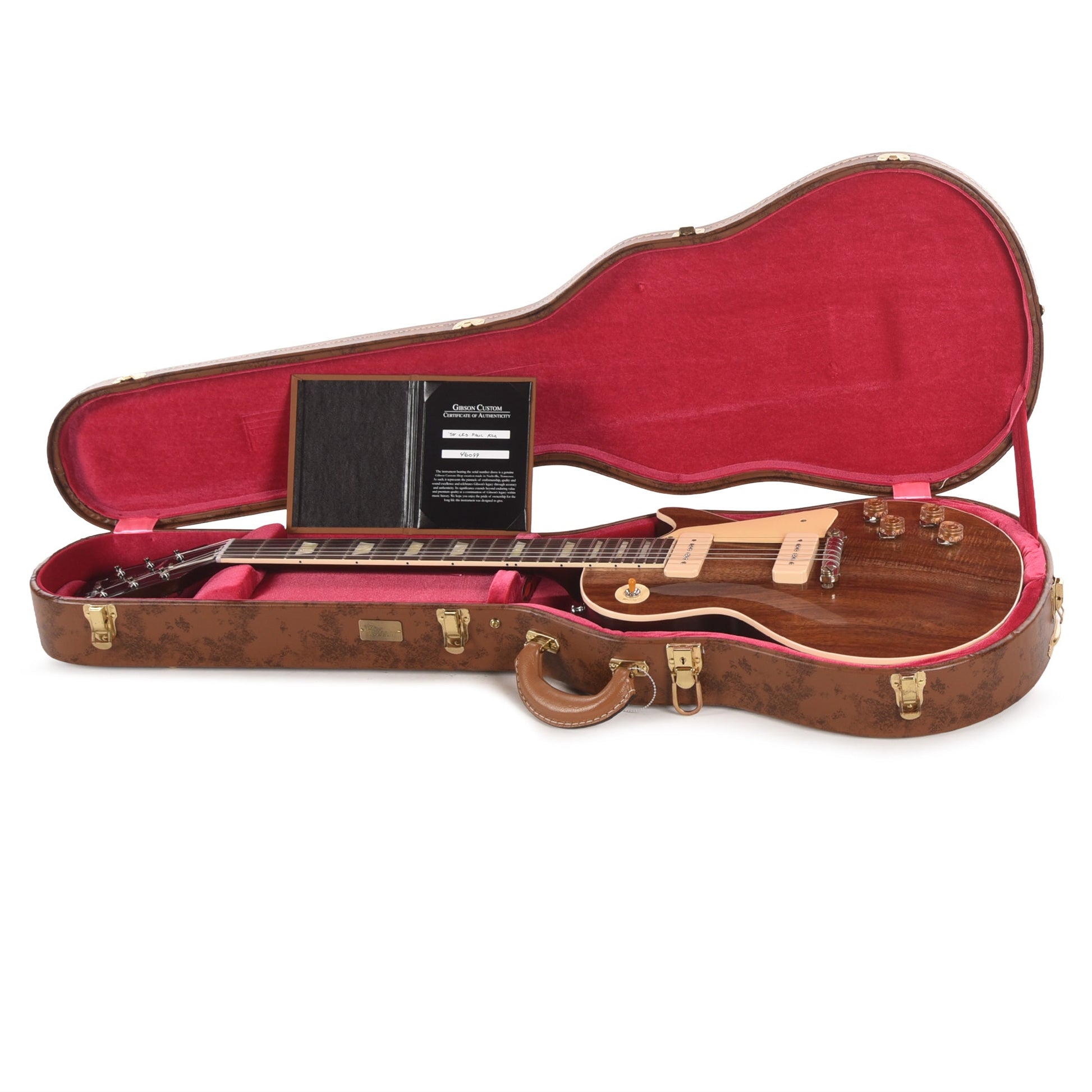 Gibson Custom Shop 1954 Les Paul Standard Koa Natural Darkback VOS