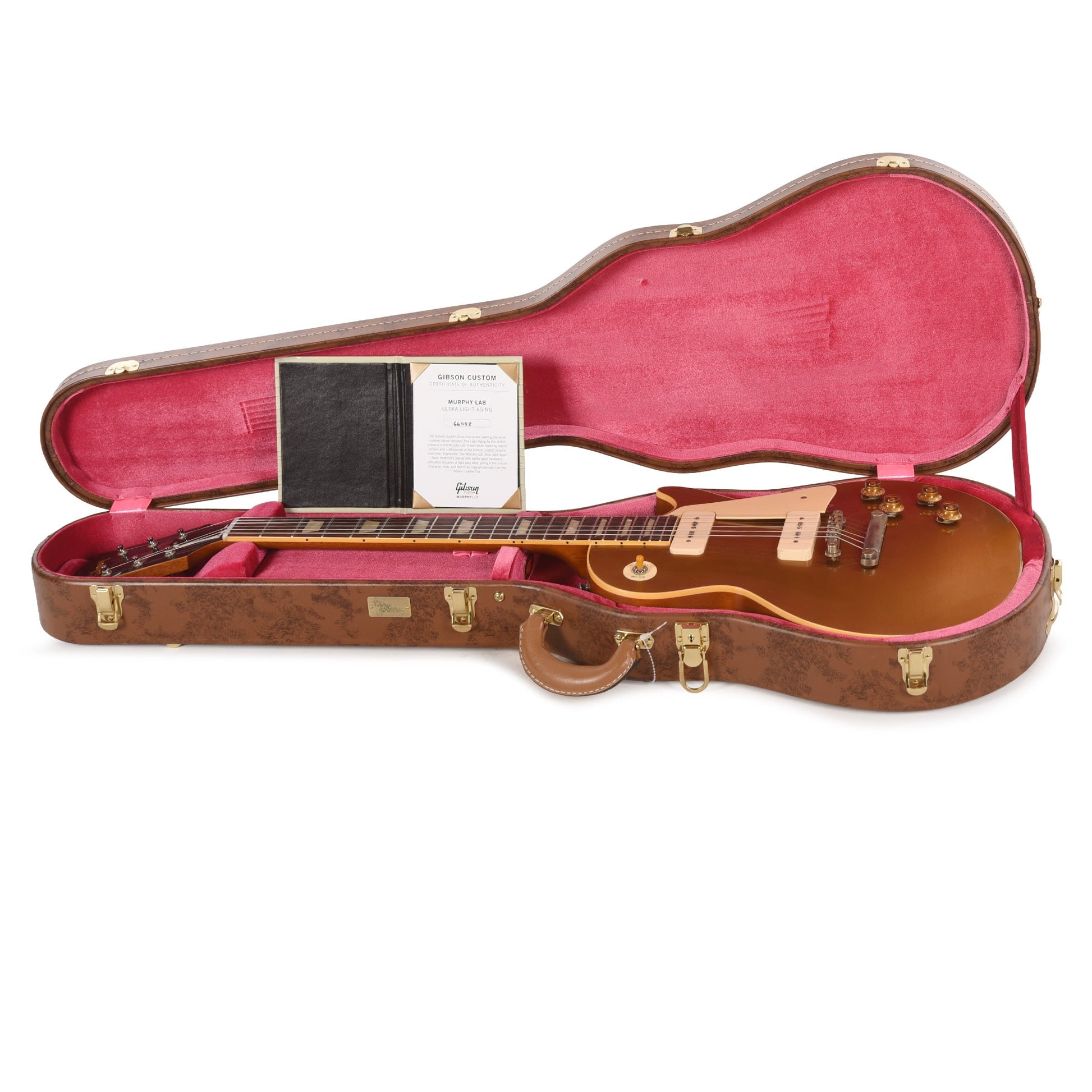 Gibson Custom Shop 1956 Les Paul Goldtop Reissue Double Gold Murphy Lab Ultra Light Aged