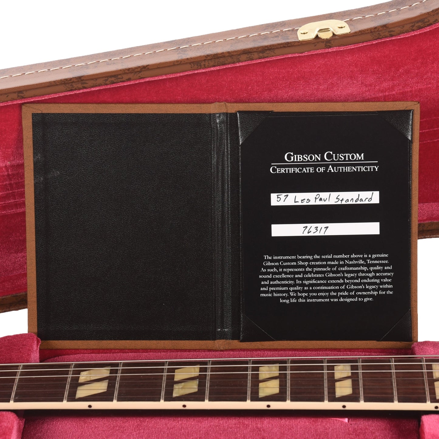 Gibson Custom Shop 1957 Les Paul "CME Spec" LEFTY Silverburst Gloss w/'60 V2 Neck & Single Custom "S" Bucker
