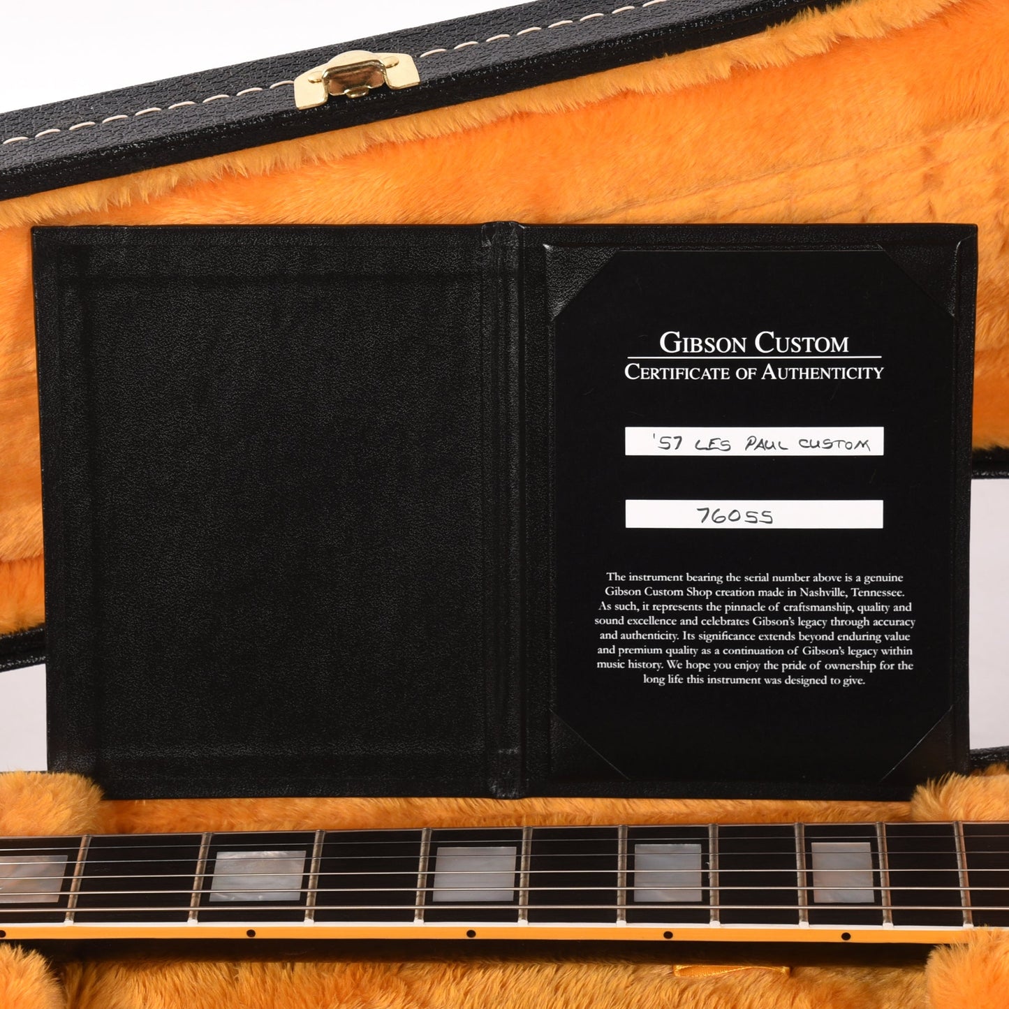 Gibson Custom Shop 1957 Les Paul Custom "CME Spec" Antique Ebony VOS w/Custom "S" Buckers