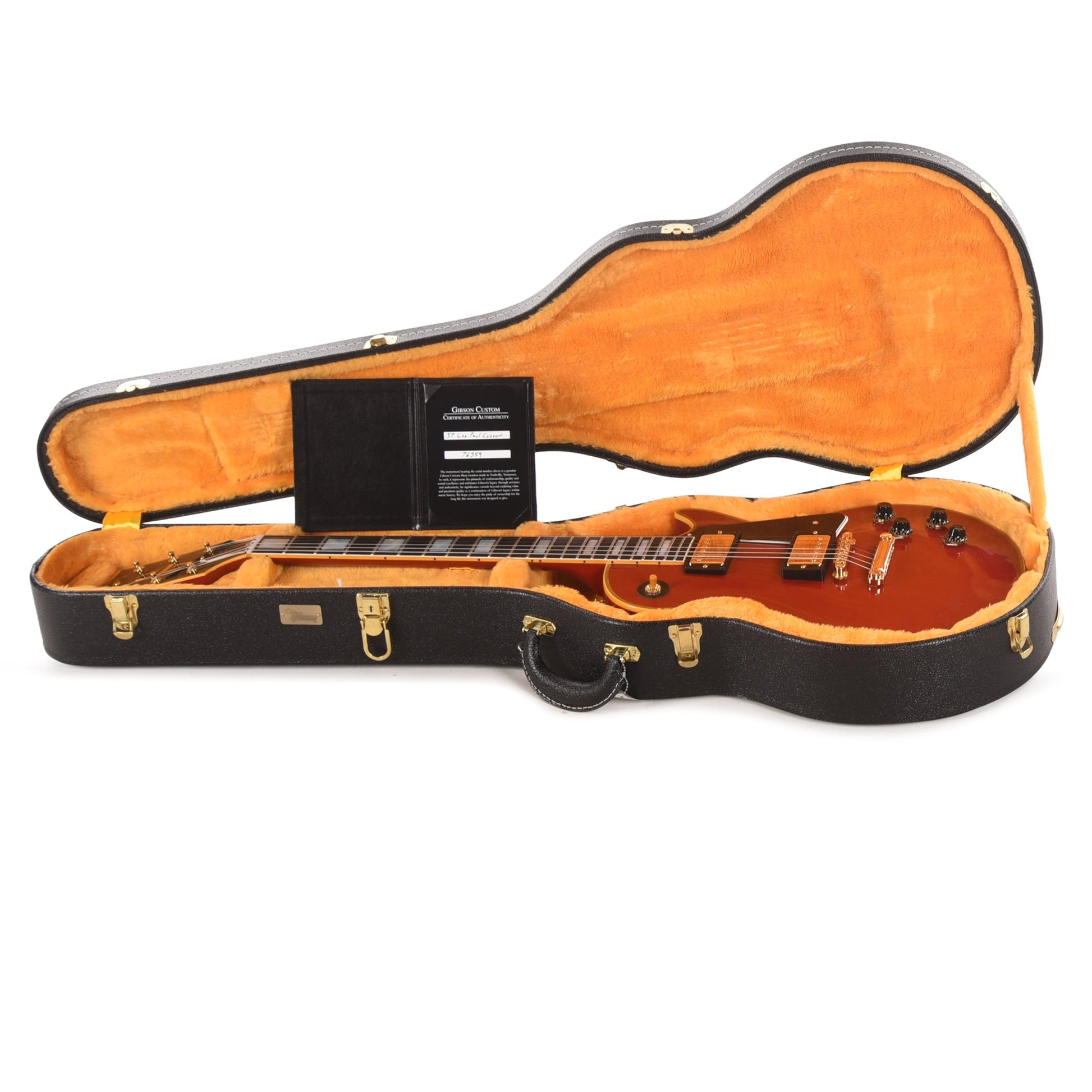 Gibson Custom Shop 1957 Les Paul Custom "CME Spec" Heavy Antique Cardinal Red VOS w/'59 Carmelita Neck