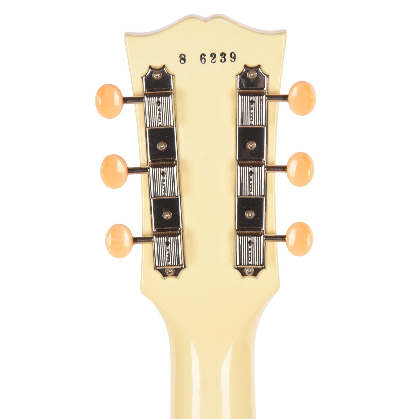 Gibson Custom Shop 1958 Les Paul Junior Double Cut Antique Antique White Murphy Lab Ultra Light Aged