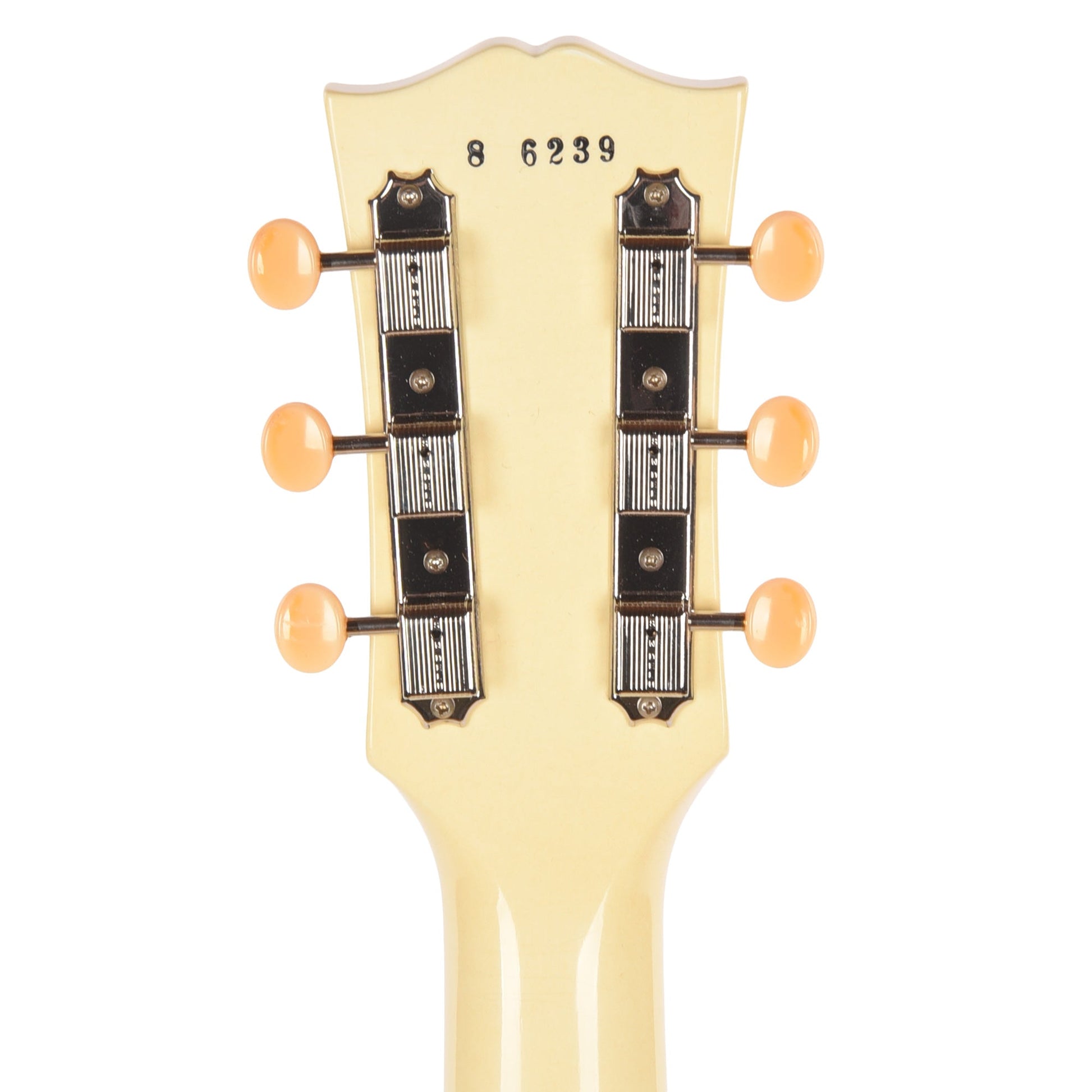 Gibson Custom Shop 1958 Les Paul Junior Double Cut Antique Antique White Murphy Lab Ultra Light Aged