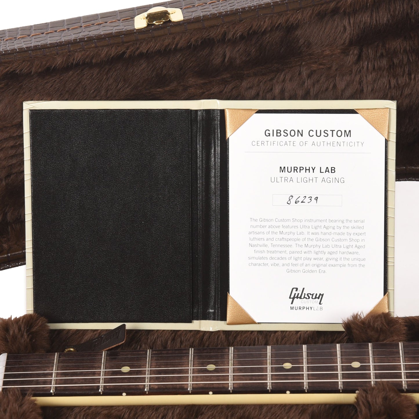 Gibson Custom Shop 1958 Les Paul Junior Double Cut Antique Antique White Murphy Lab Ultra Light Aged