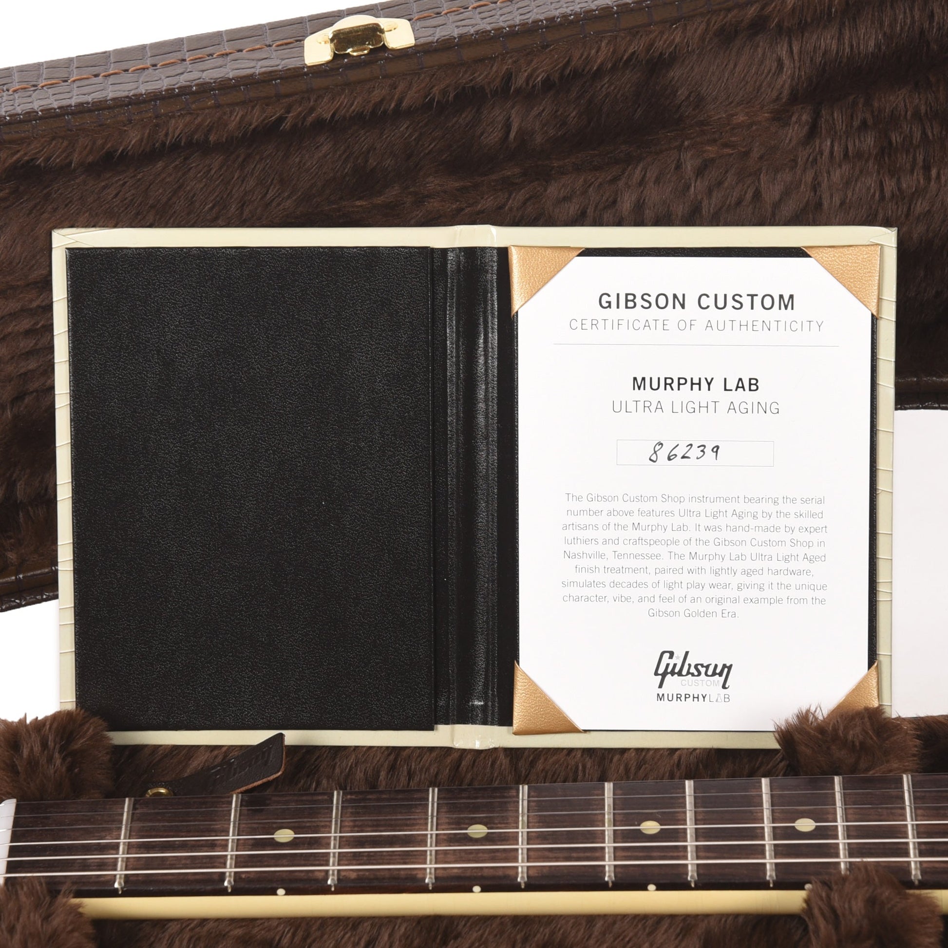 Gibson Custom Shop 1958 Les Paul Junior Double Cut Antique Antique White Murphy Lab Ultra Light Aged