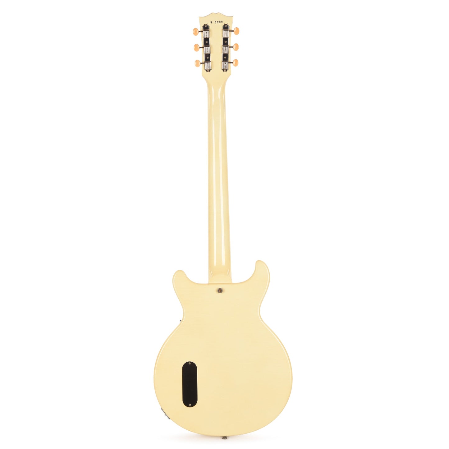 Gibson Custom Shop 1958 Les Paul Junior Double Cut Antique Antique White Murphy Lab Ultra Light Aged