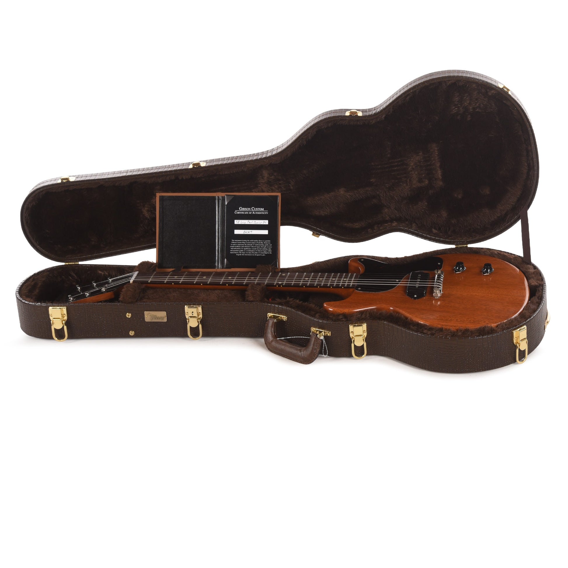 Gibson Custom Shop 1958 Les Paul Junior Double Cut Antique Natural VOS