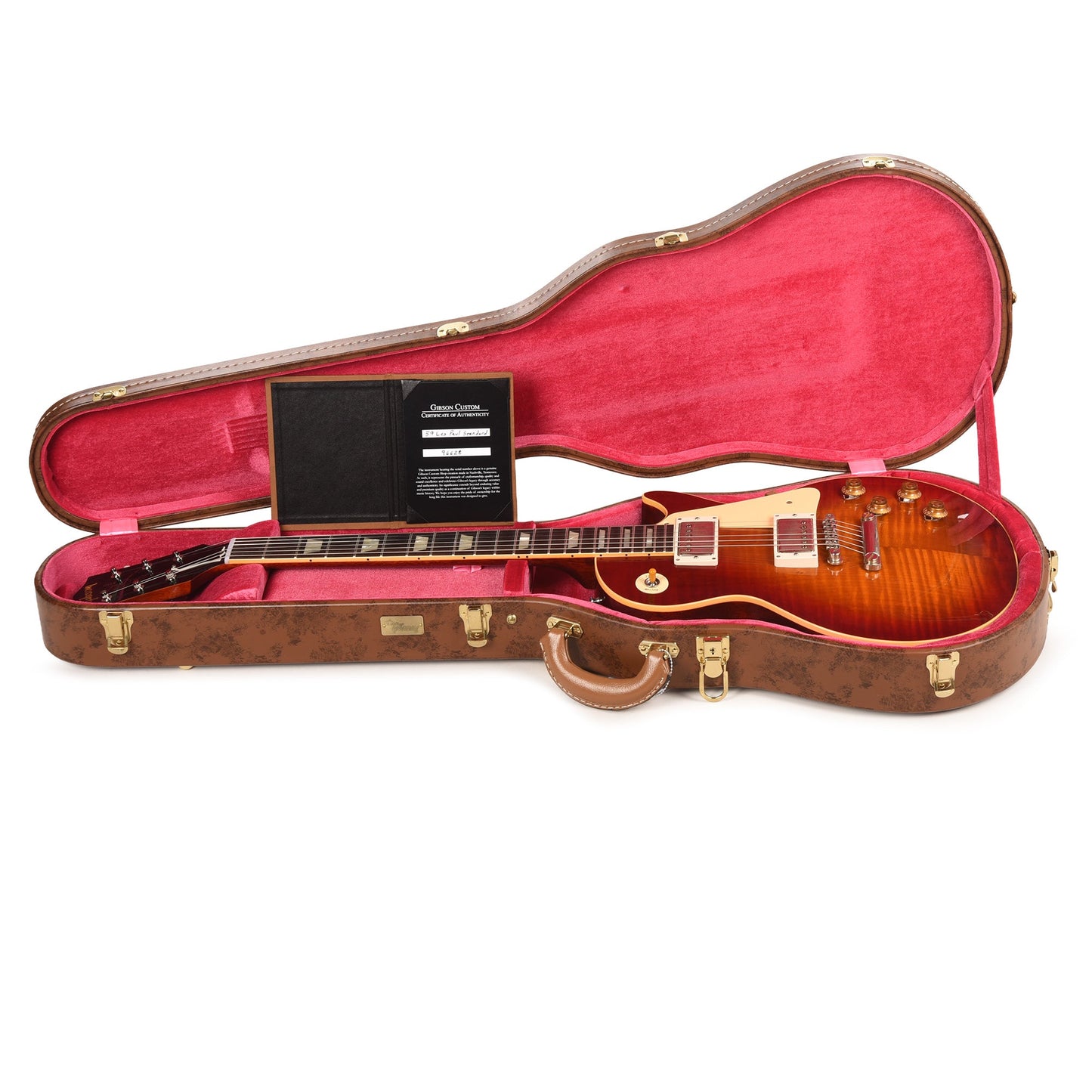 Gibson Custom Shop 1959 Les Paul Standard "CME Spec" AAA Torrefied Maple Factory Burst VOS w/'59 Carmelita Neck
