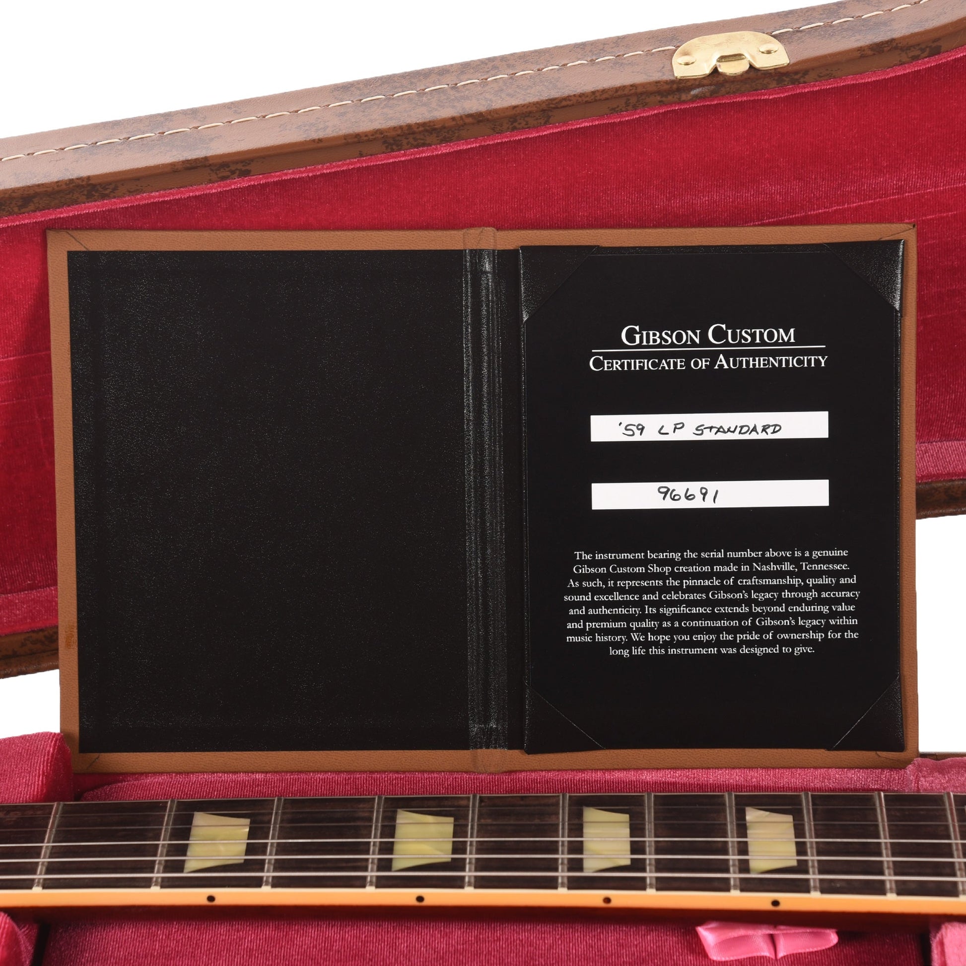 Gibson Custom Shop 1959 Les Paul Standard "CME Spec" Factory Burst VOS w/59 Carmelita Neck