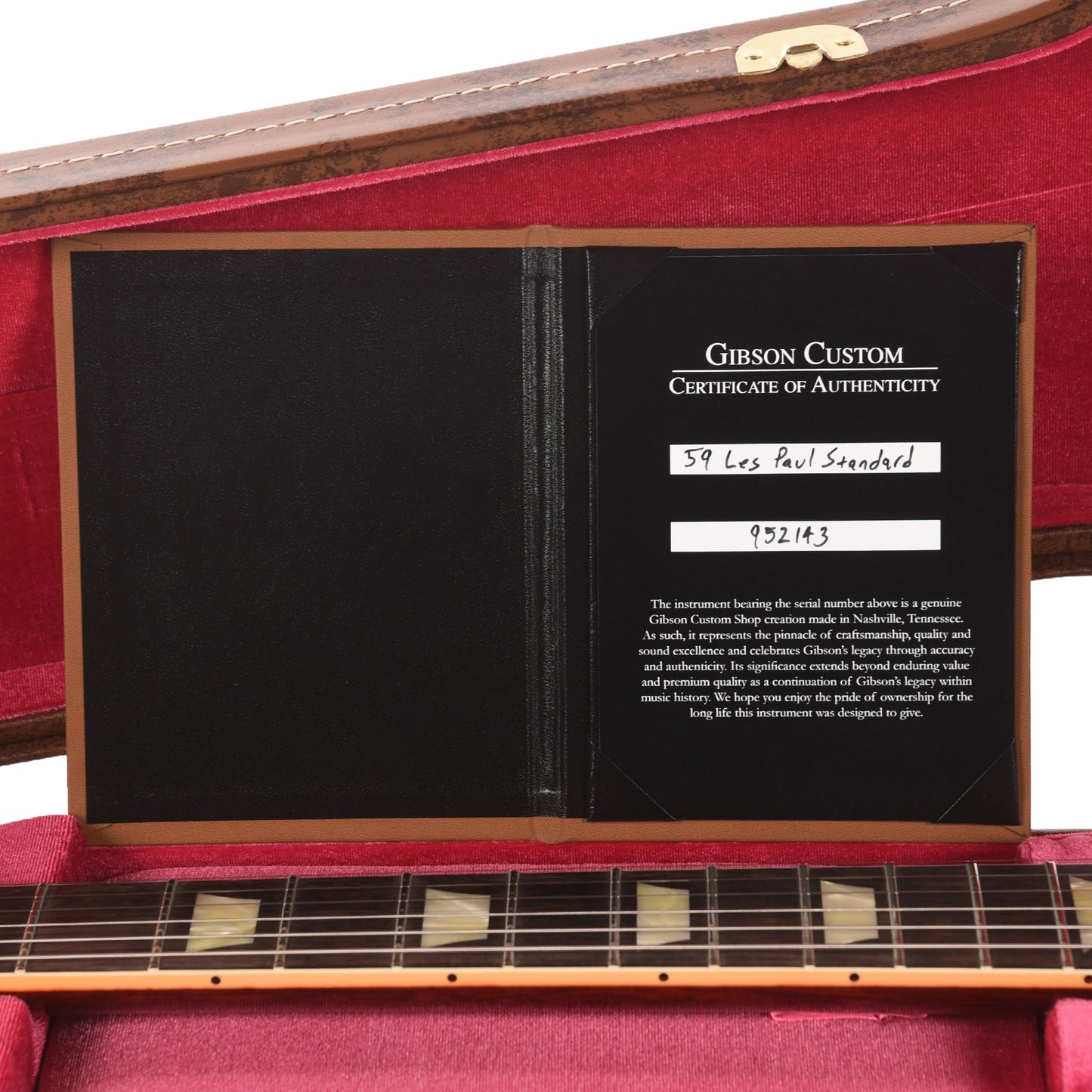Gibson Custom Shop 1959 Les Paul Standard "CME Spec" Golden Poppy Burst VOS w/59 Carmelita Neck