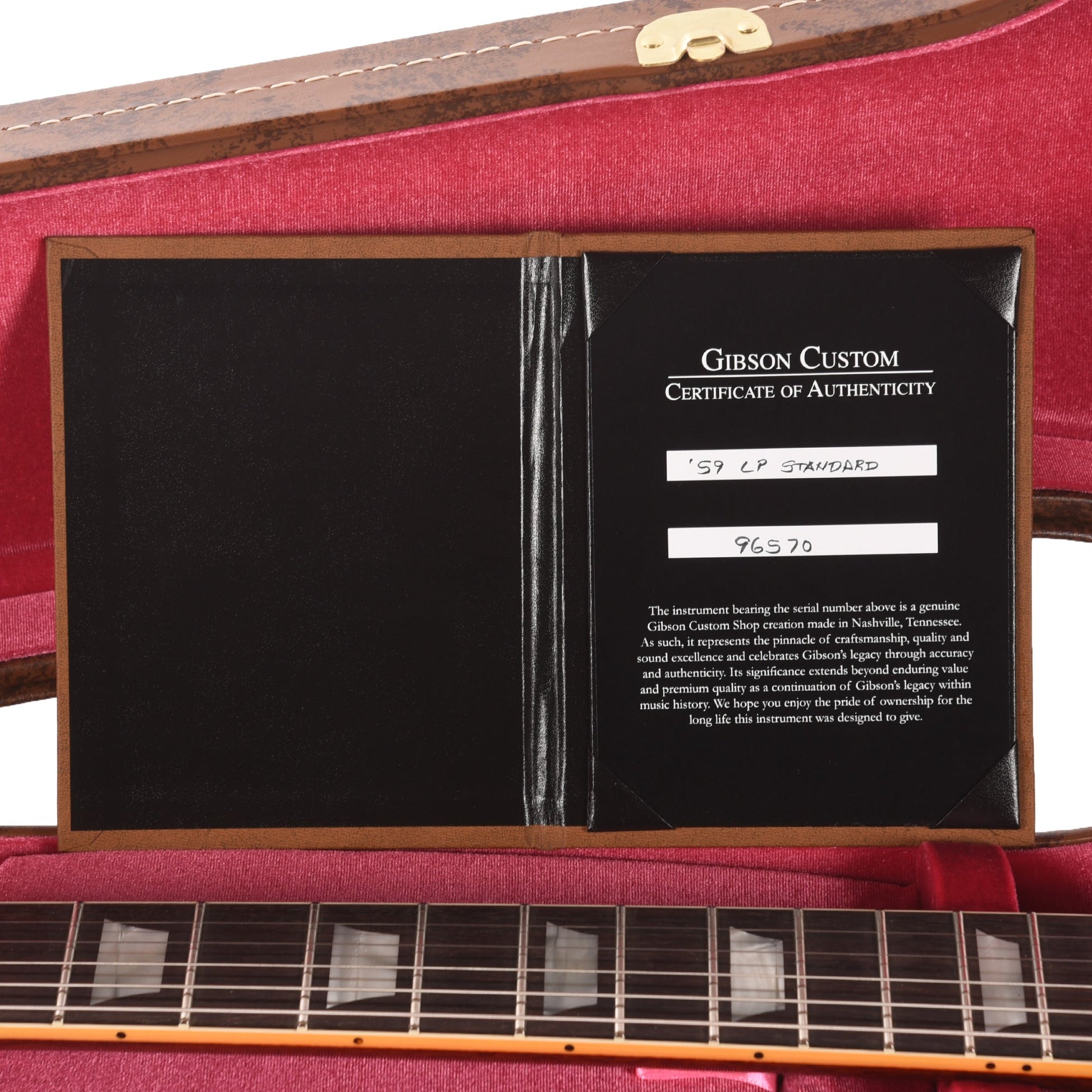 Gibson Custom Shop 1959 Les Paul Standard "CME Spec" Red Pine Burst VOS w/'60 V2 Neck Profile