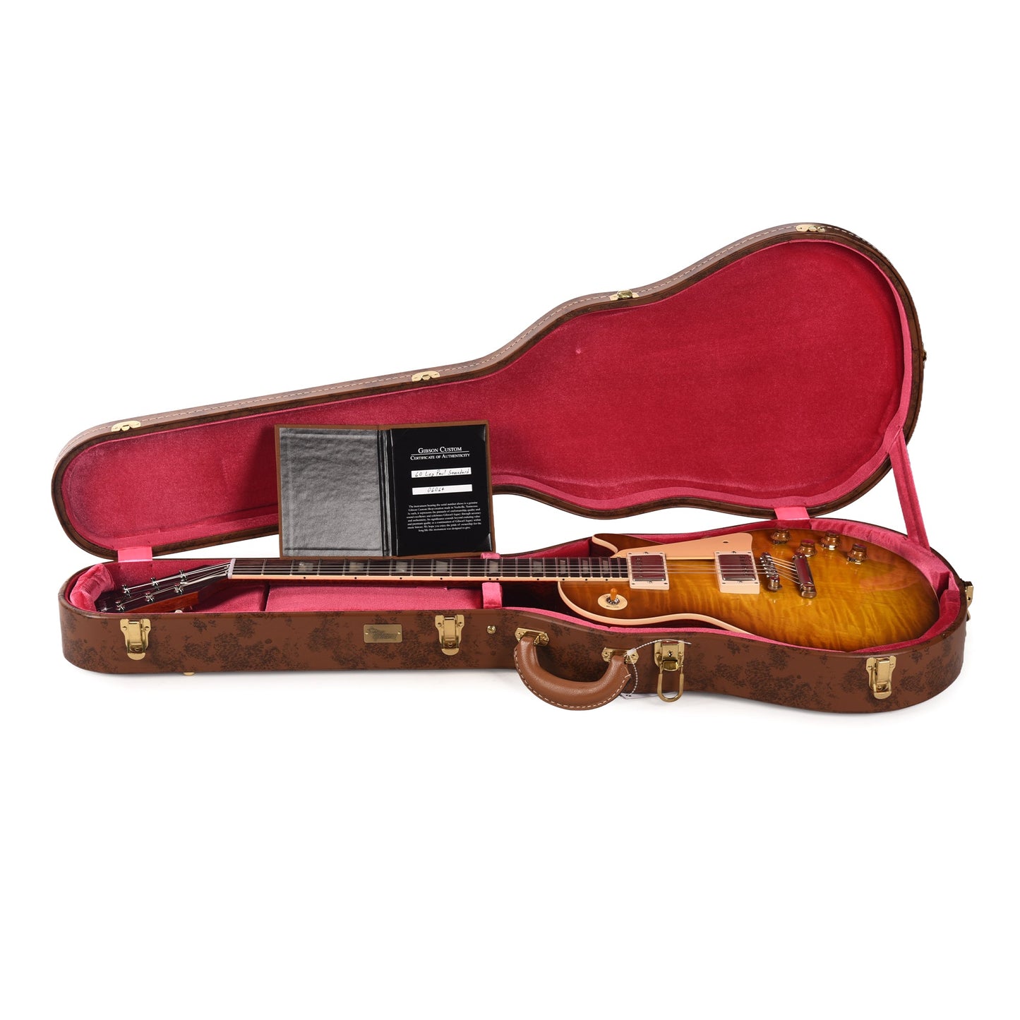 Gibson Custom Shop 1960 Les Paul Standard "CME Spec" Golden Poppy Burst VOS NH w/'60 V2 Neck Profile