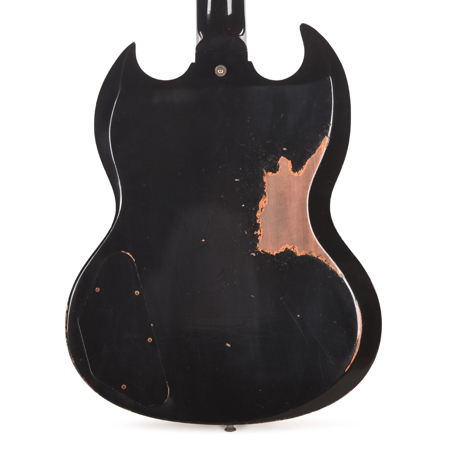 Gibson Custom Shop 1961 Les Paul SG Standard "CME Spec" Antique Ebony Murphy Lab Heavy Aged w/Long Maestro Vibrola