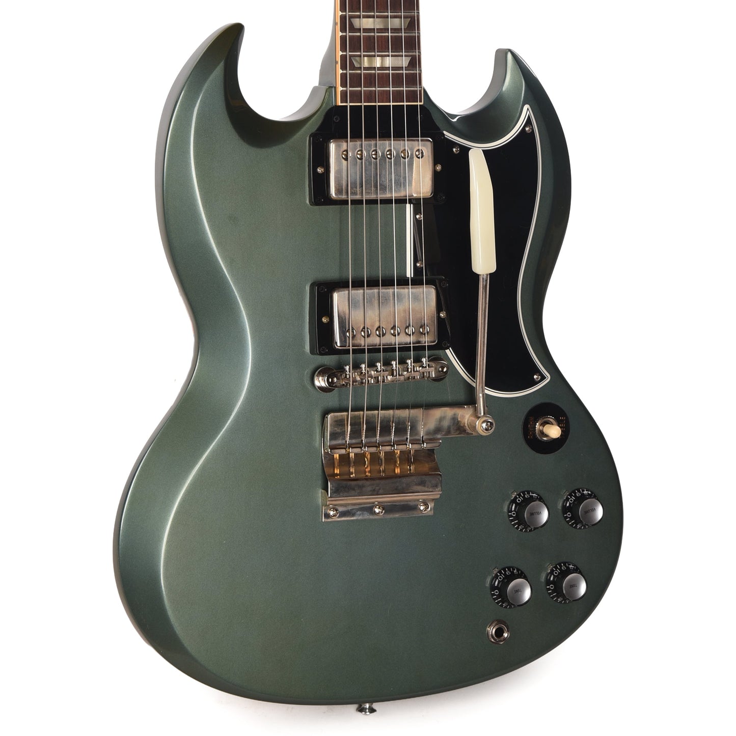 Gibson Custom Shop 1961 Les Paul SG Standard "CME Spec" Heavy Antique Pelham Blue VOS w/Flat Short Maestro Vibrola