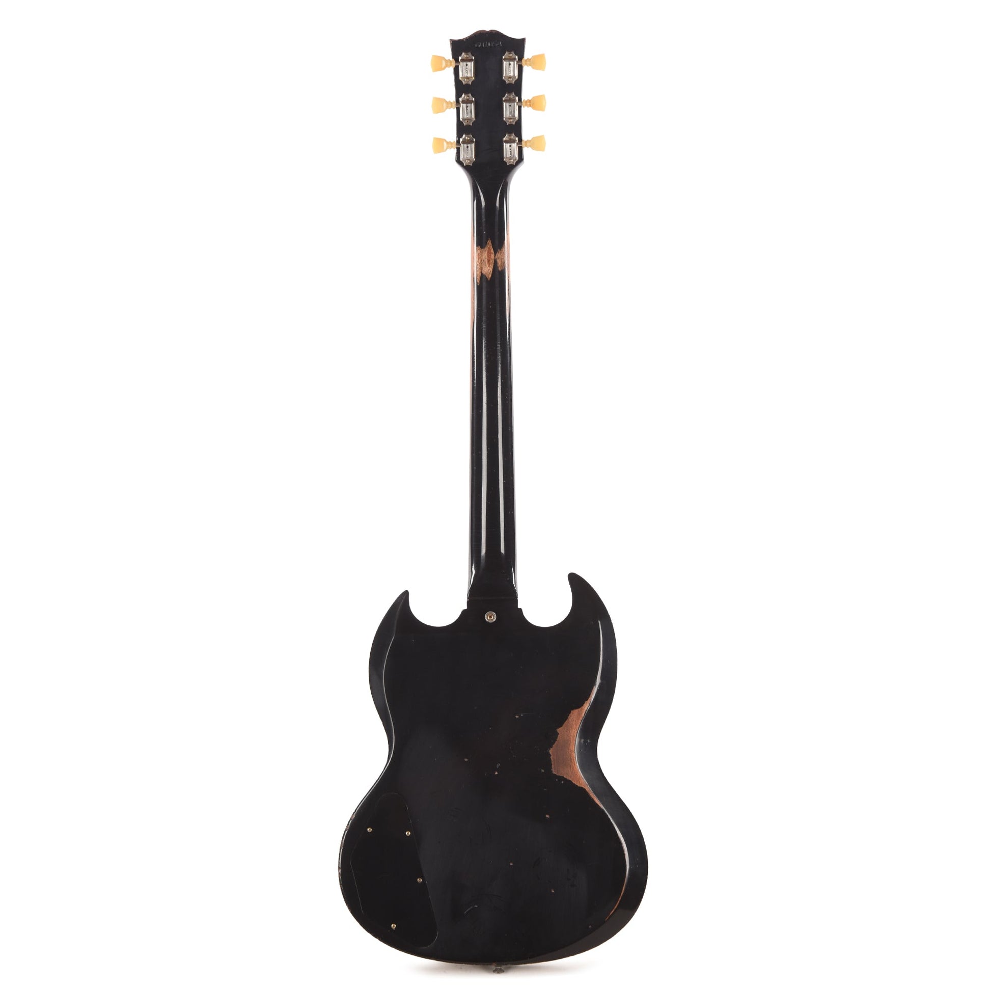 Gibson Custom Shop 1964 SG Standard Antique Dark Oxblood Heavy Aged w/Maestro Vibrola & Custom "S" Buckers