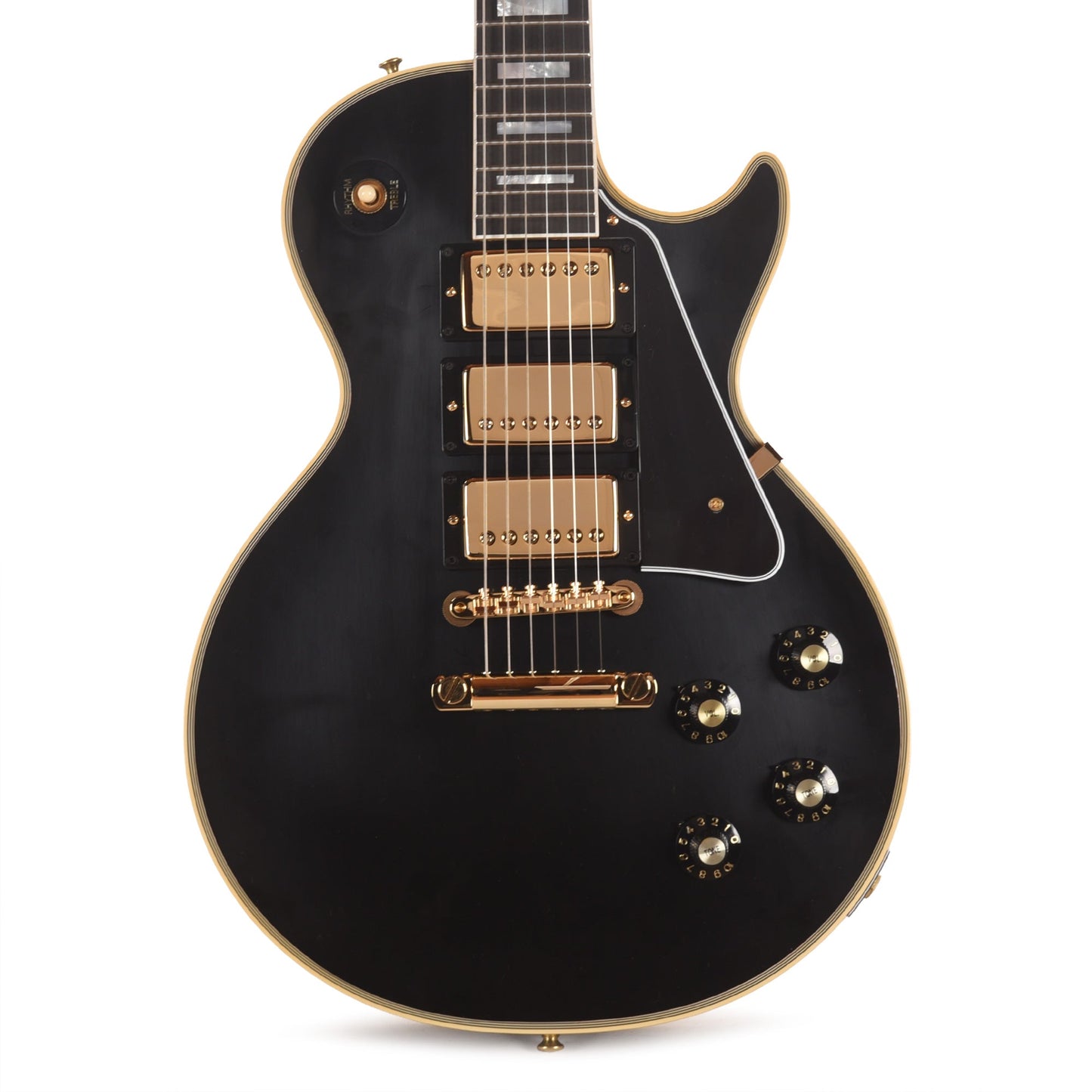 Gibson Custom Shop 1968 Les Paul Custom 3-Pickup "CME Spec" Ebony VOS w/Chambered Body & Custom "S" Buckers