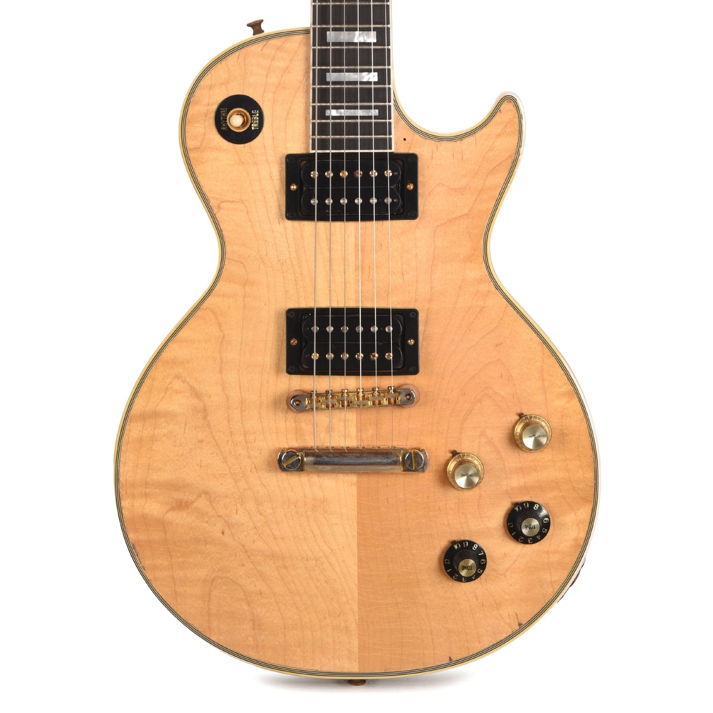Gibson Custom Shop Artist Collector's Edition Mick Ronson 1968 Les Paul Custom Ebony/Antique Natural Murphy Lab Aged