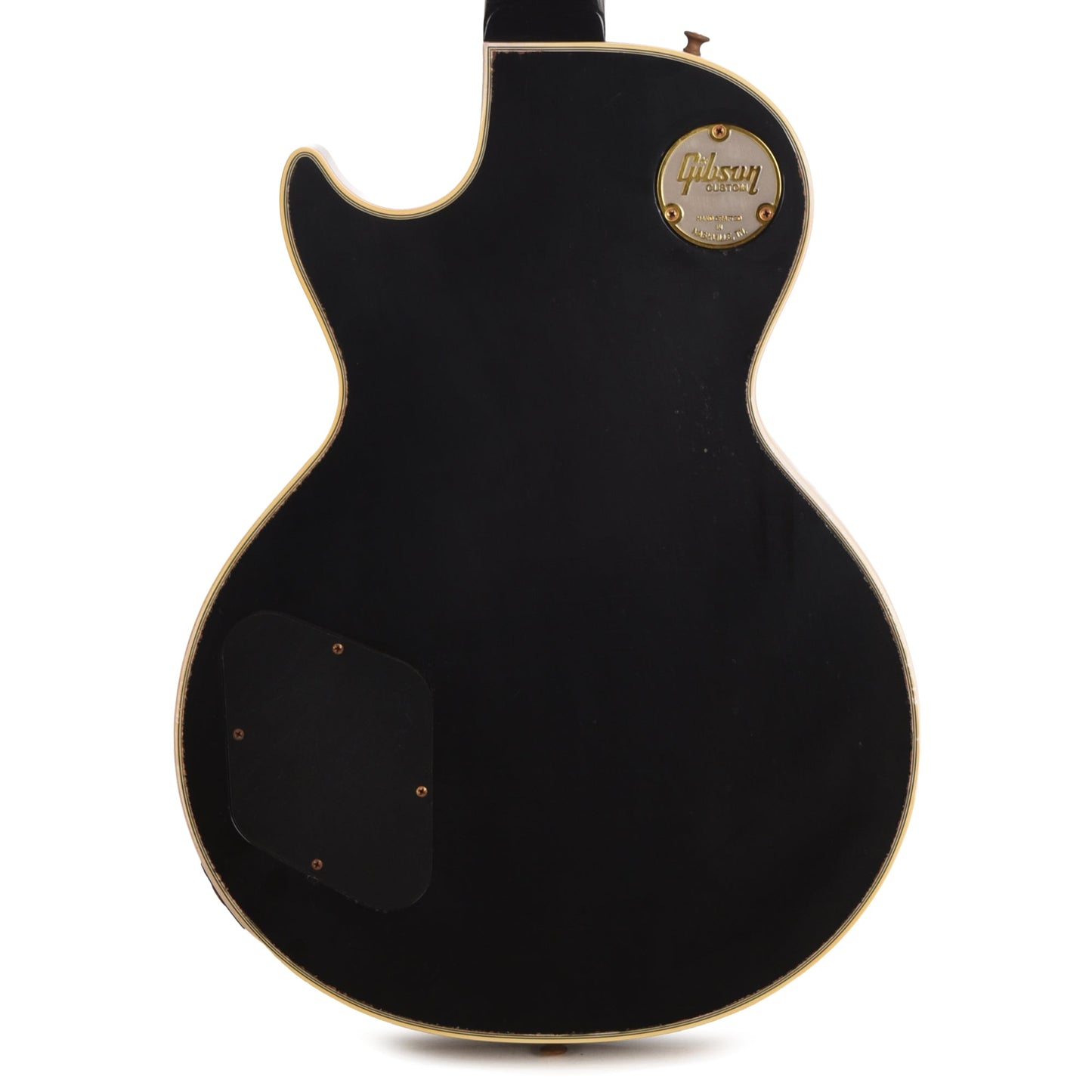 Gibson Custom Shop Artist Collector's Edition Mick Ronson 1968 Les Paul Custom Ebony/Antique Natural Murphy Lab Aged