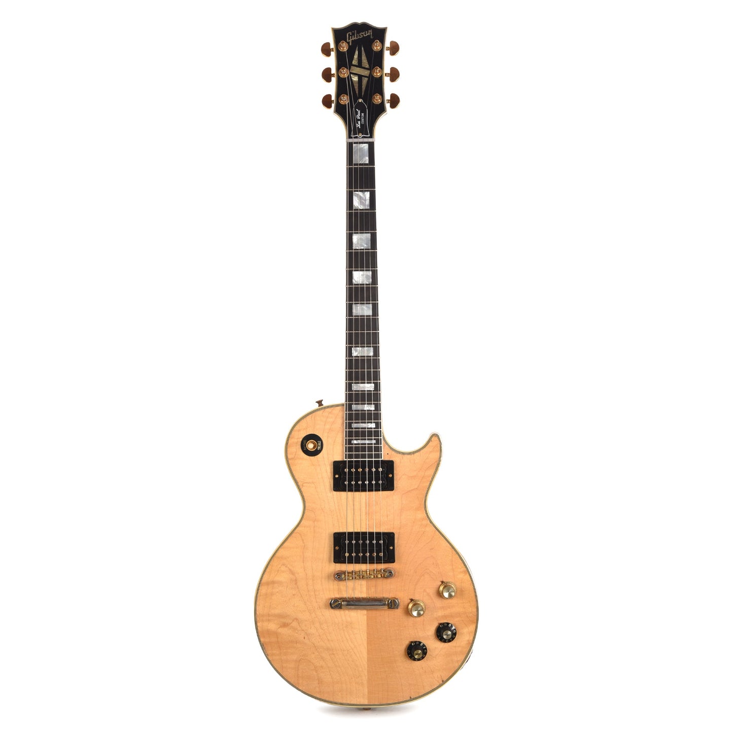 Gibson Custom Shop Artist Collector's Edition Mick Ronson 1968 Les Paul Custom Ebony/Antique Natural Murphy Lab Aged