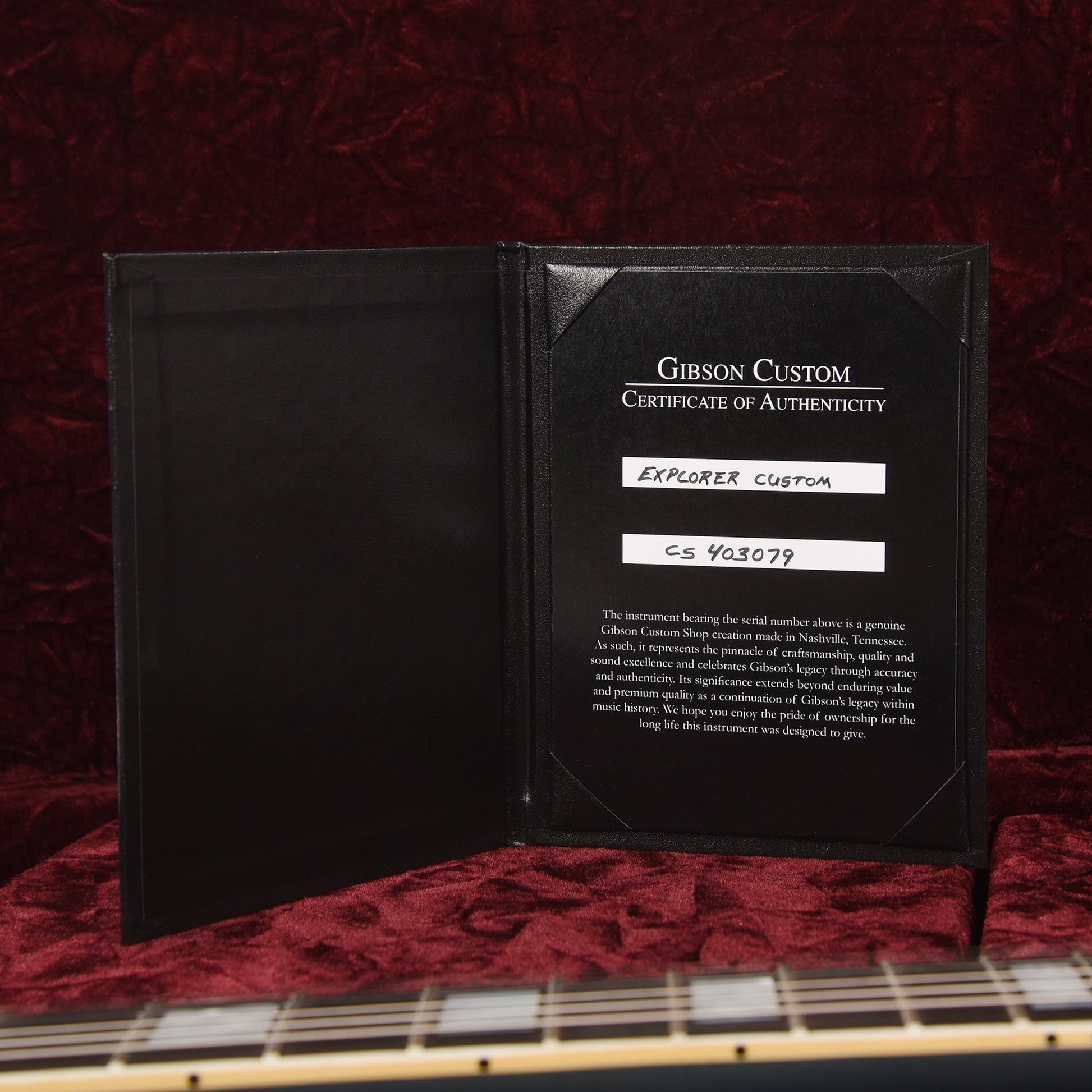 Gibson Custom Shop Explorer Custom "CME Spec" Antique Pelham Blue VOS