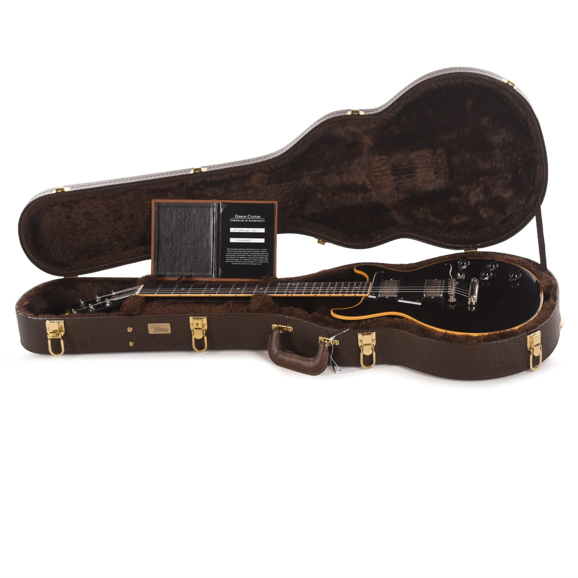 Gibson Custom Shop Les Paul Special Double Cut "CME Spec" Antique Ebony VOS w/Custom "S" Buckers