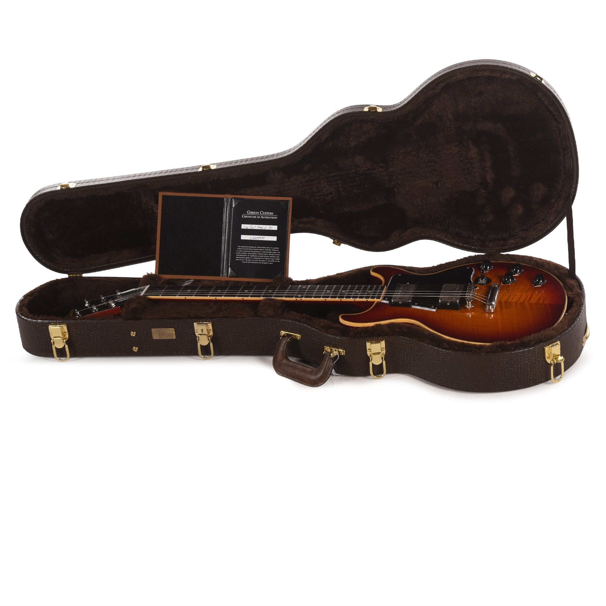 Gibson Custom Shop Les Paul Special Double Cut Figured "CME Spec" Torrefied Maple Factory Burst VOS w/Custom "S" Buckers