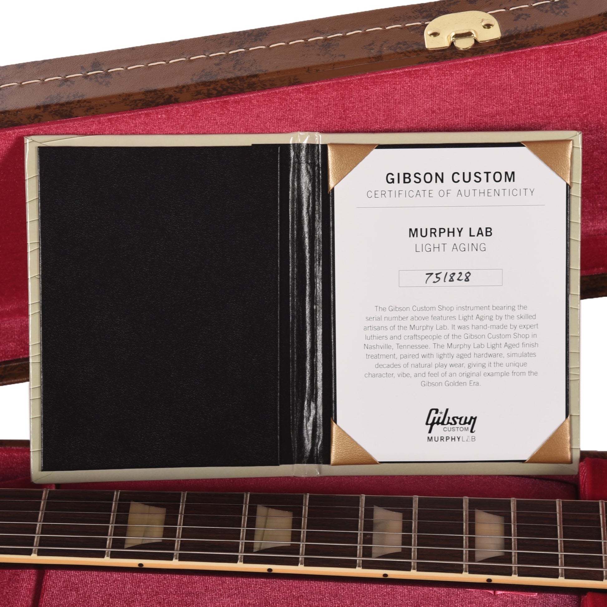 Gibson Custom Shop Limited Run 1957 Les Paul Standard Antique Ebony Murphy Lab Light Aged