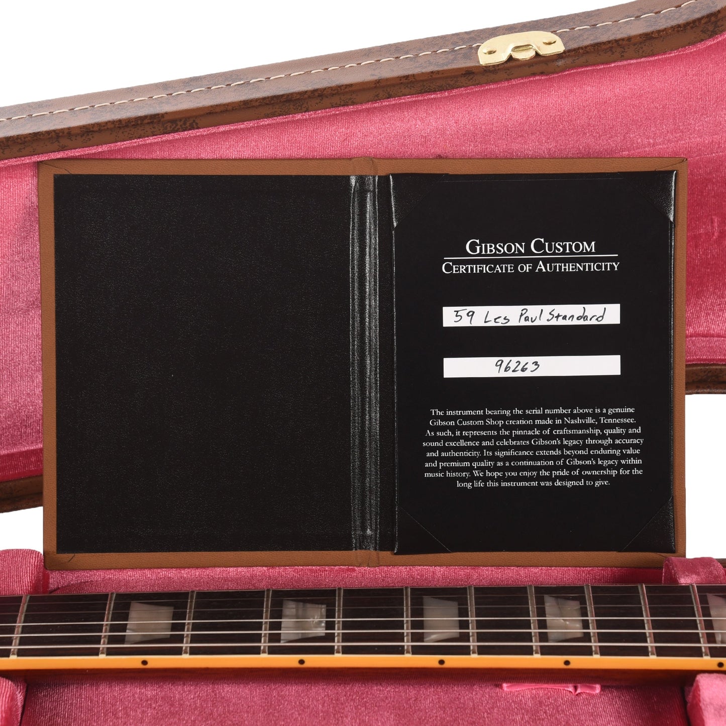 Gibson Custom Shop Limited Run 1959 Les Paul Standard Dark Cherry Burst Gloss