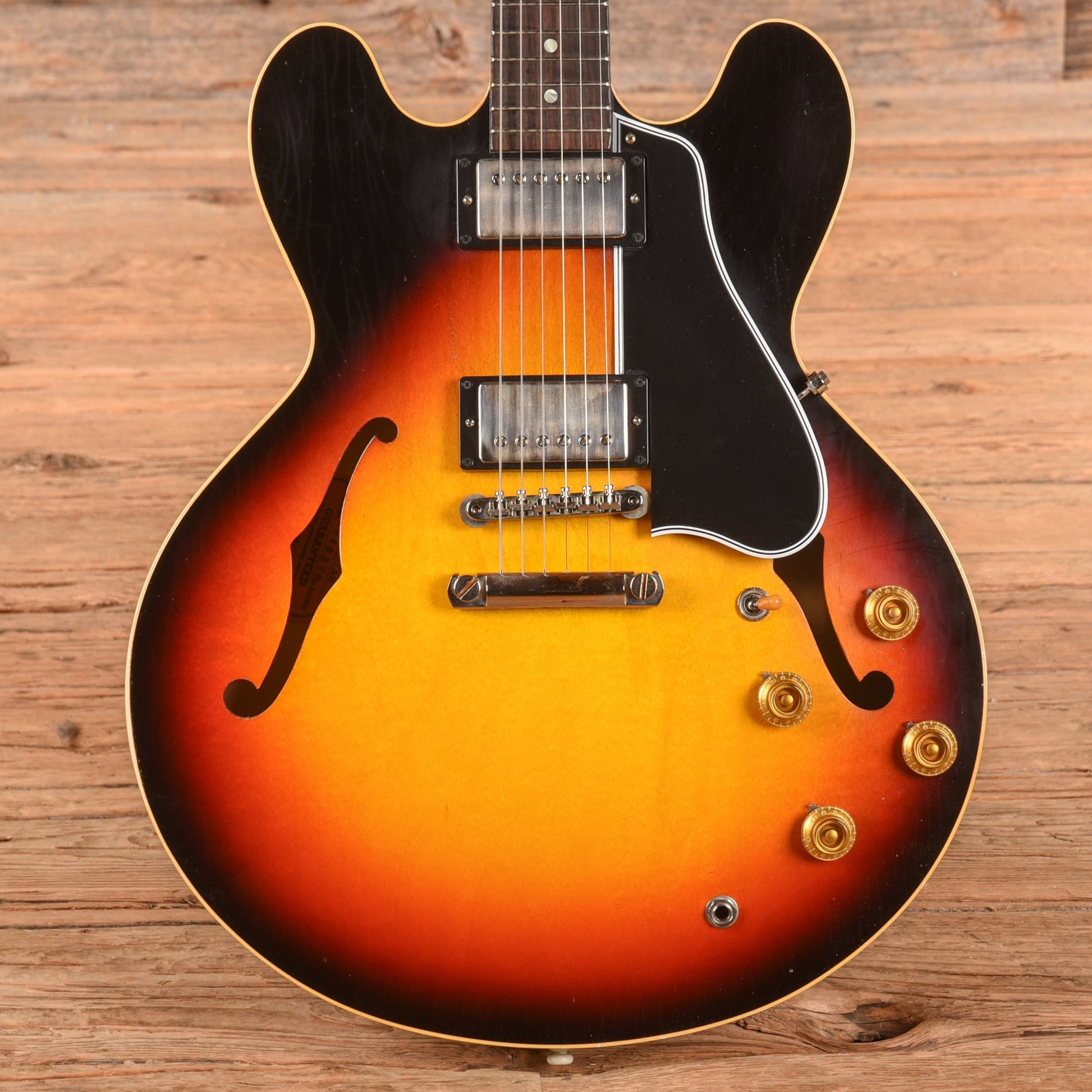 Gibson Custom Shop Murphy Lab 1958 ES-335 Reissue Light Aged Tri Burst 2024