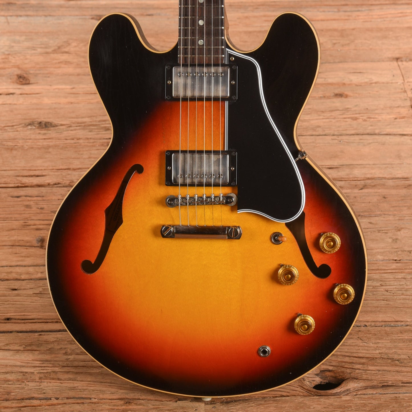Gibson Custom Shop Murphy Lab 1958 ES-335 Reissue Light Aged Tri Burst 2024