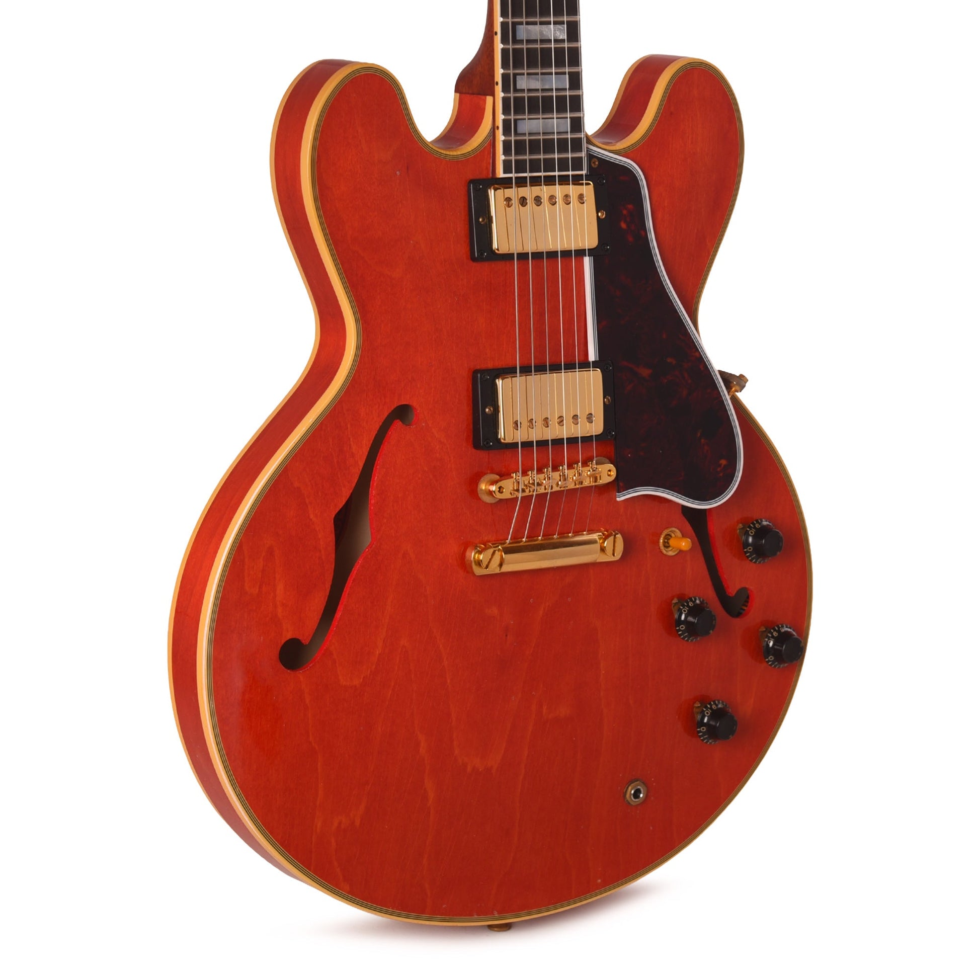Gibson Custom Shop Murphy Lab 1959 ES-355 Reissue Stop Bar Watermelon Red Light Aged