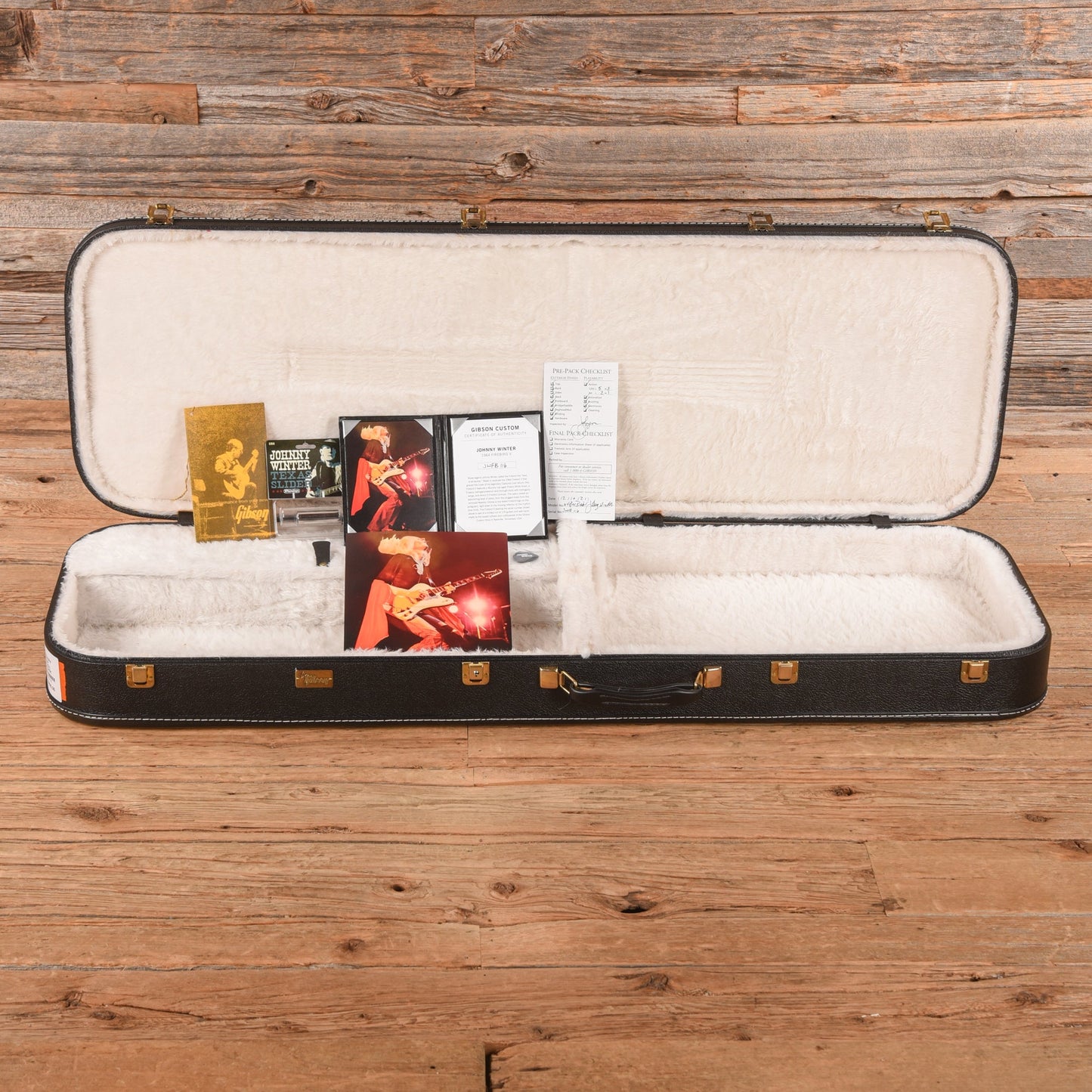 Gibson Custom Shop Murphy Lab '64 Johnny Winter Signature Firebird V Polaris White Aged 2021