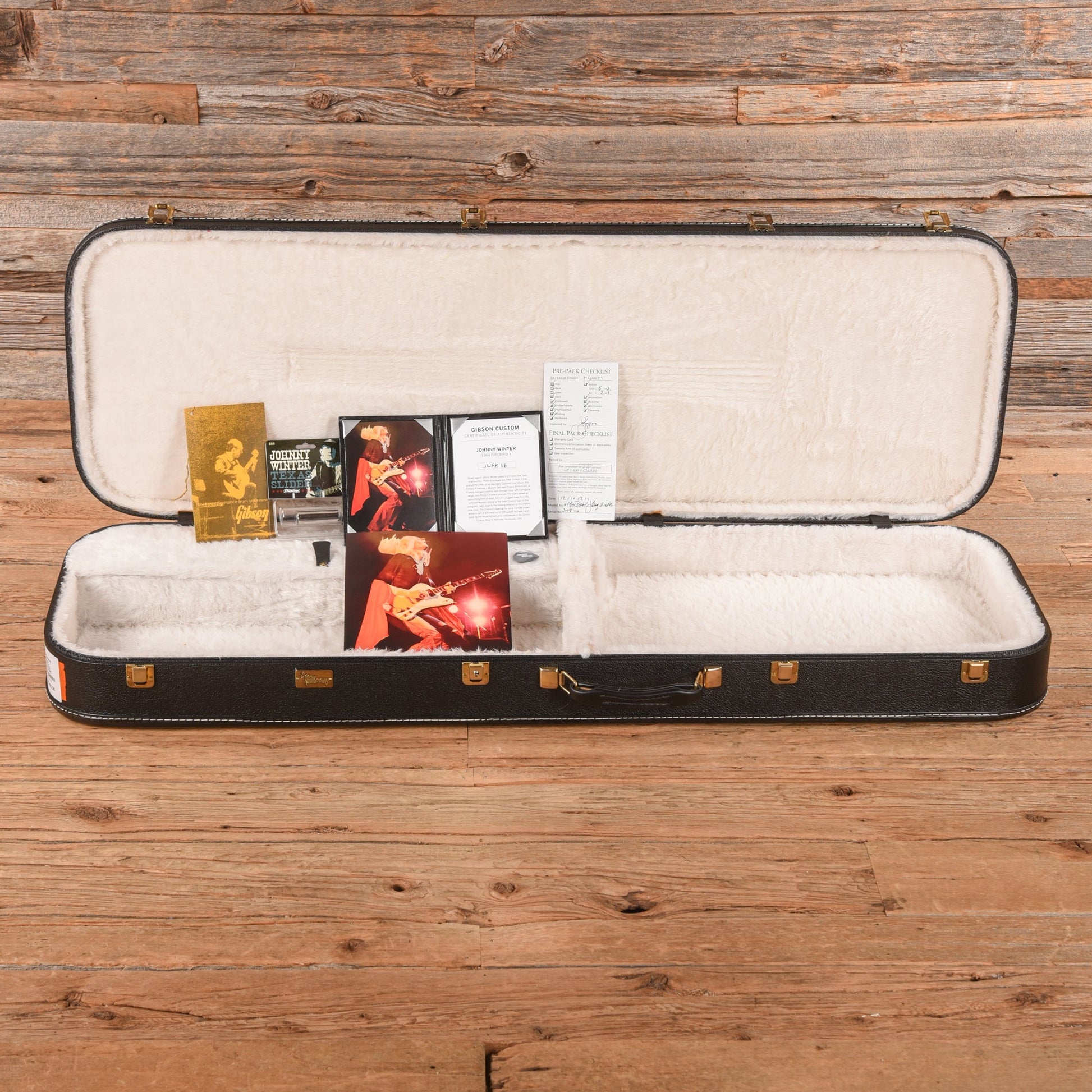 Gibson Custom Shop Murphy Lab '64 Johnny Winter Signature Firebird V Polaris White Aged 2021